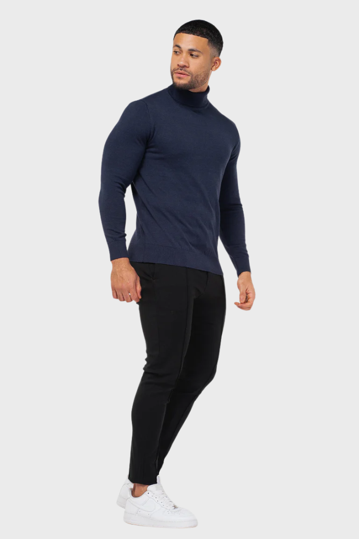 Suéter de punto de merino de cuello alto Forth