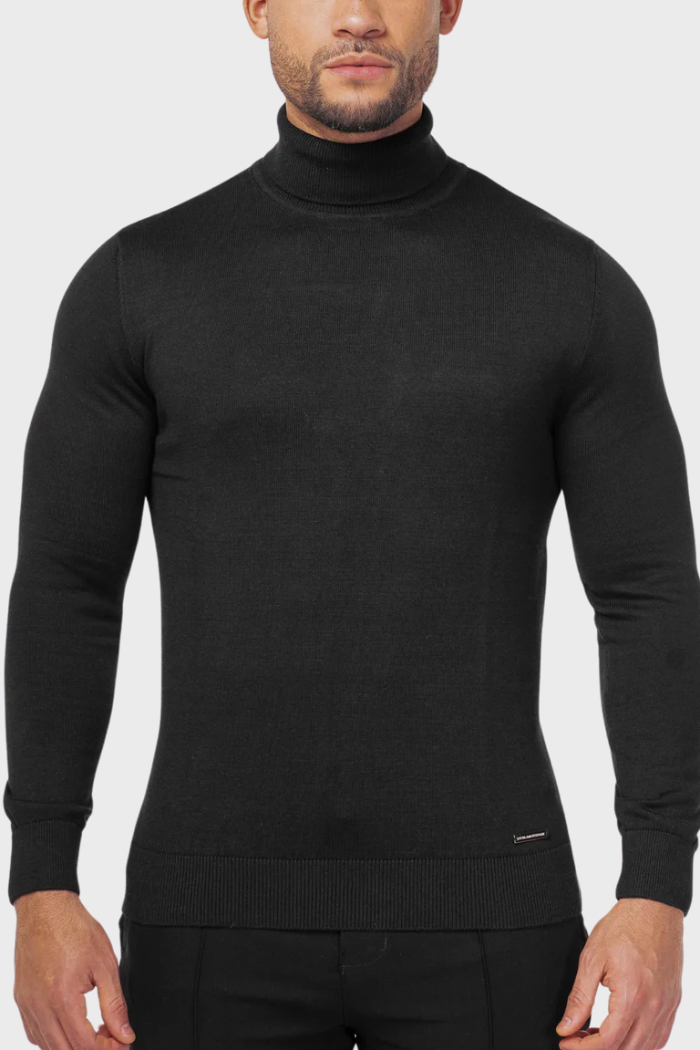 Suéter de punto de merino de cuello alto Forth