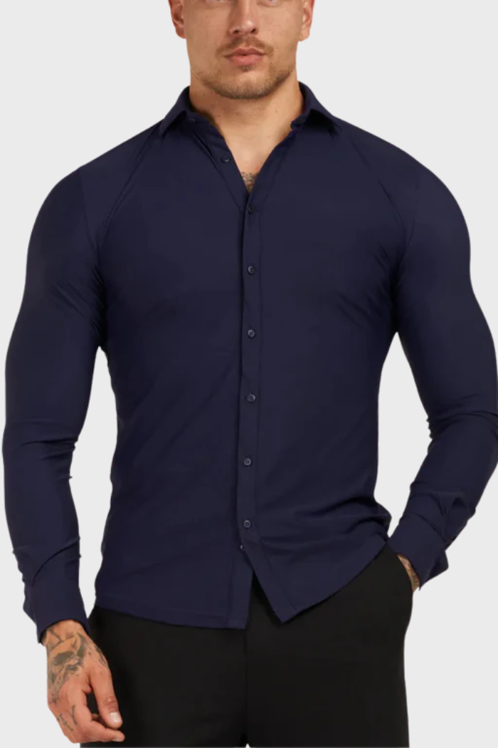 Camisa de vestir de malla Forth Ice