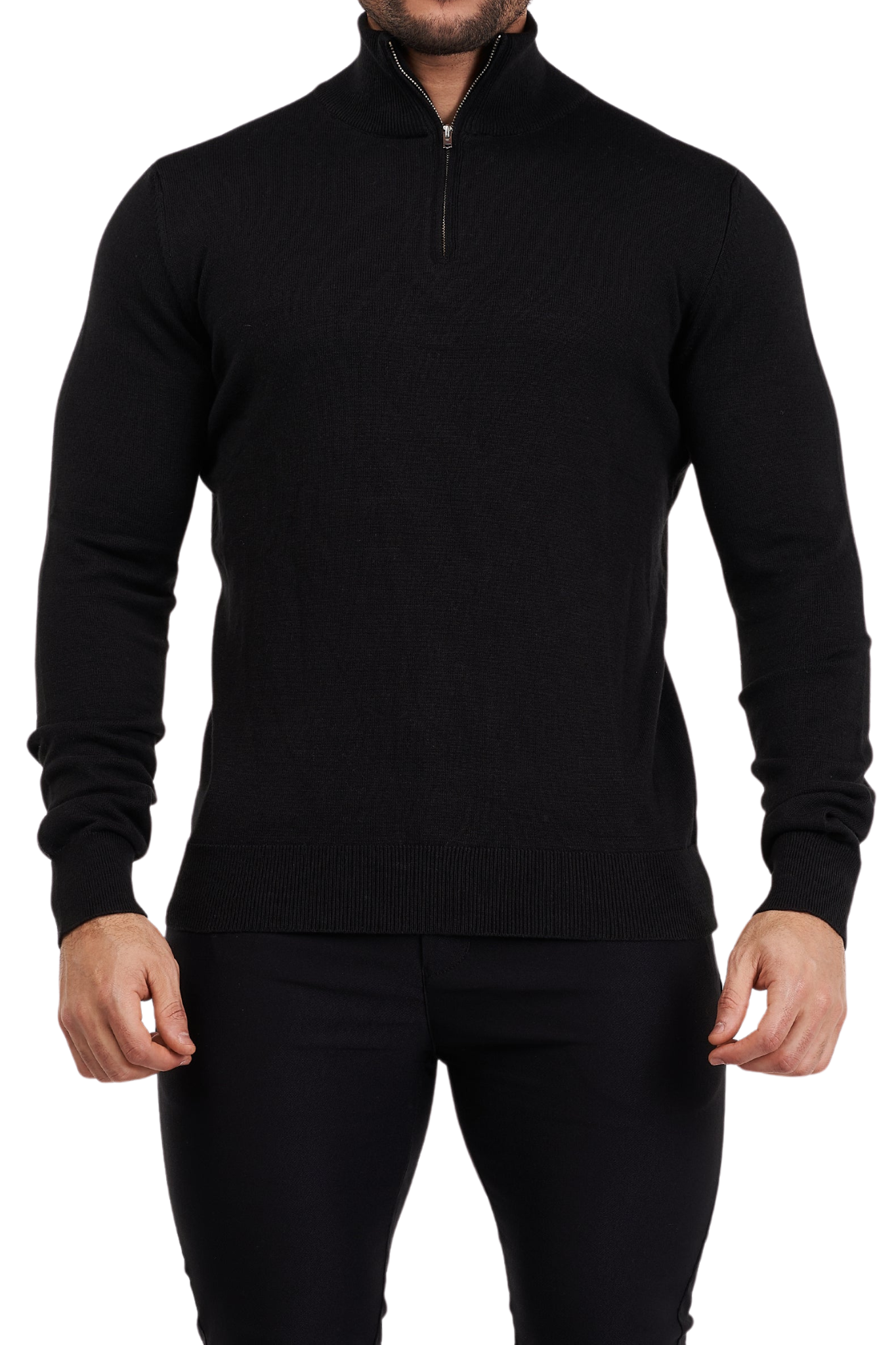 Suéter de punto de merino de cuello alto Forth