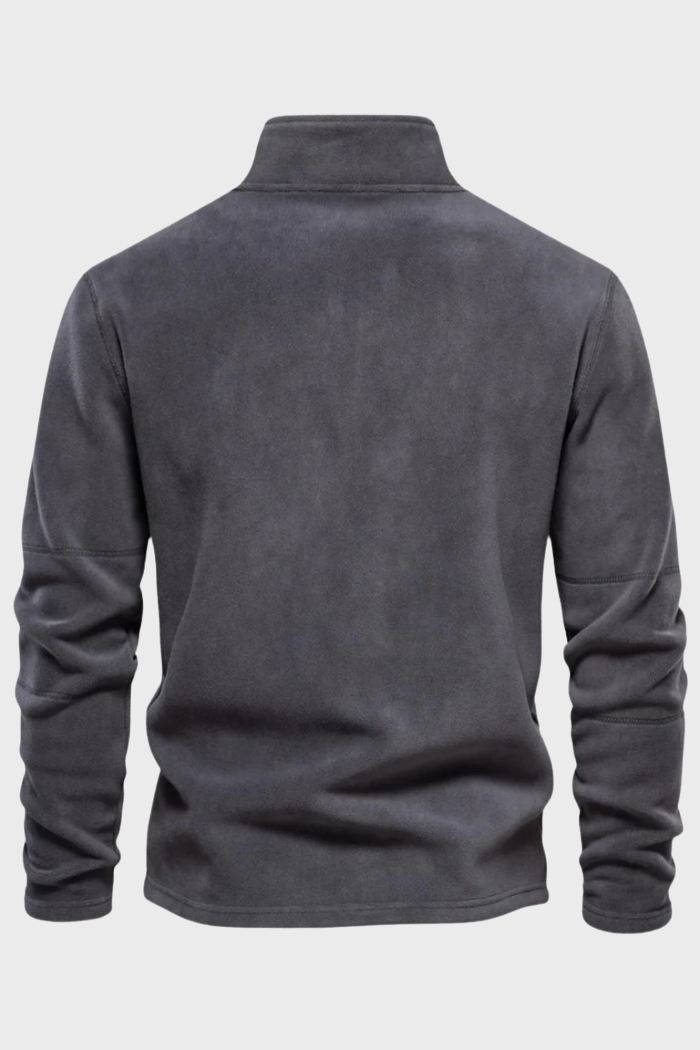 Chaqueta Forth Suede con media cremallera