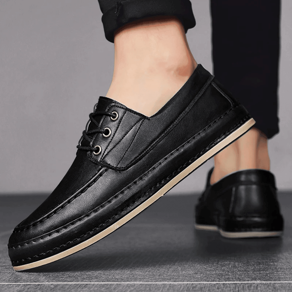 Mocasín Dockside de cuero Forth para hombre