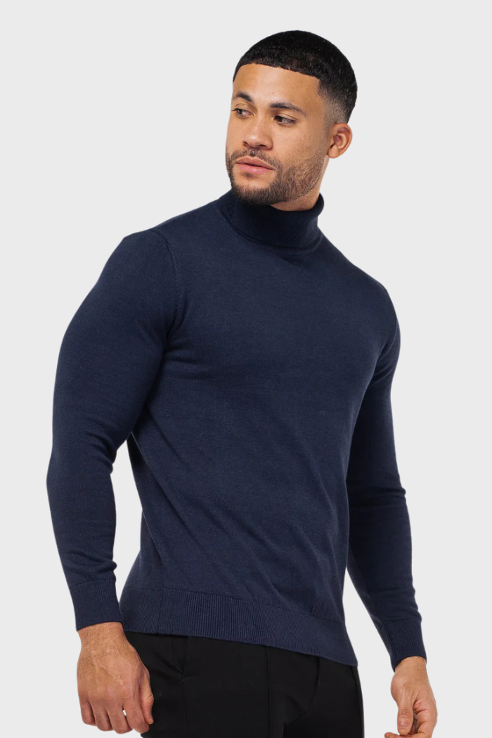Suéter de punto de merino de cuello alto Forth