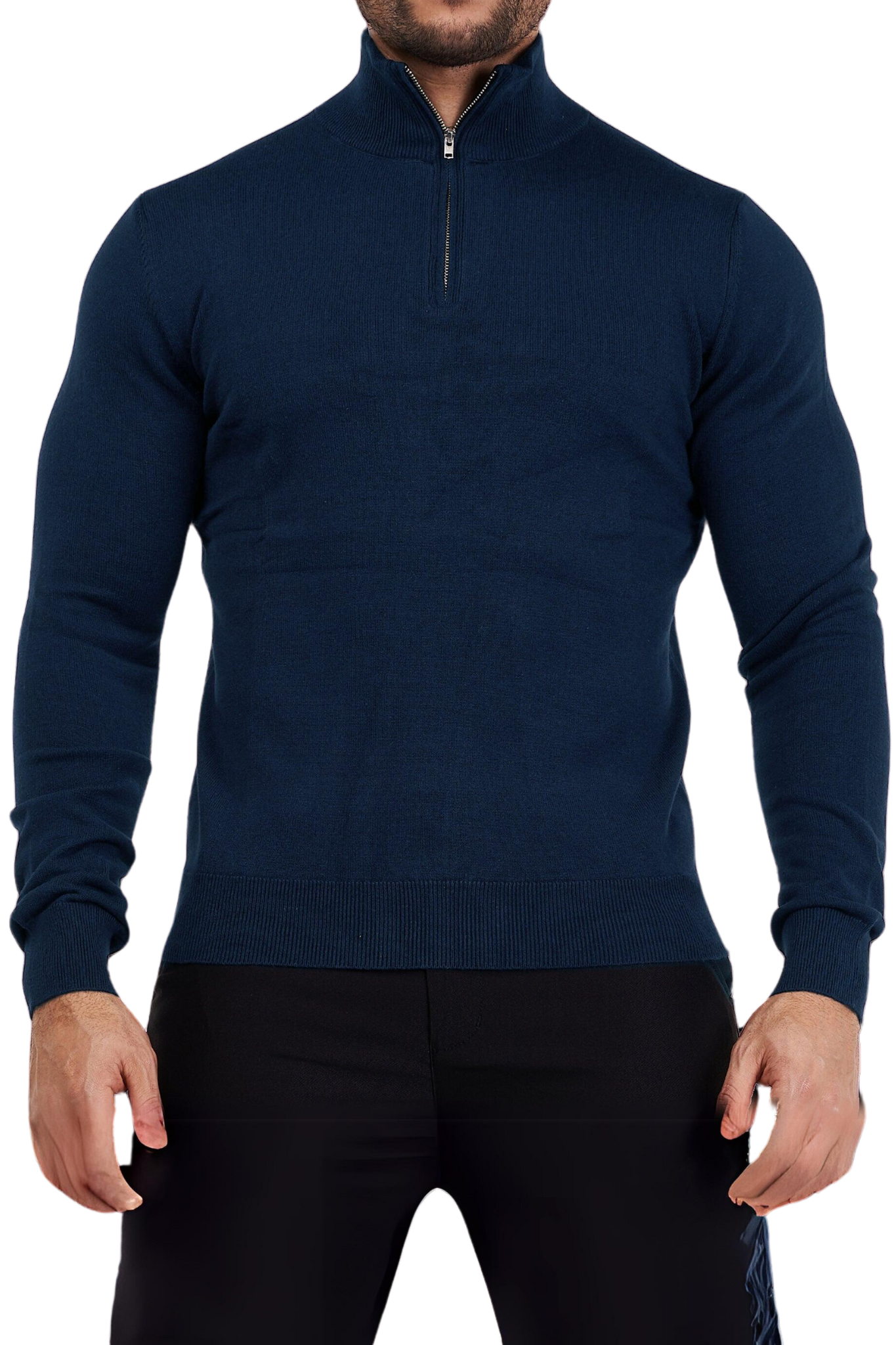 Suéter de punto de merino de cuello alto Forth