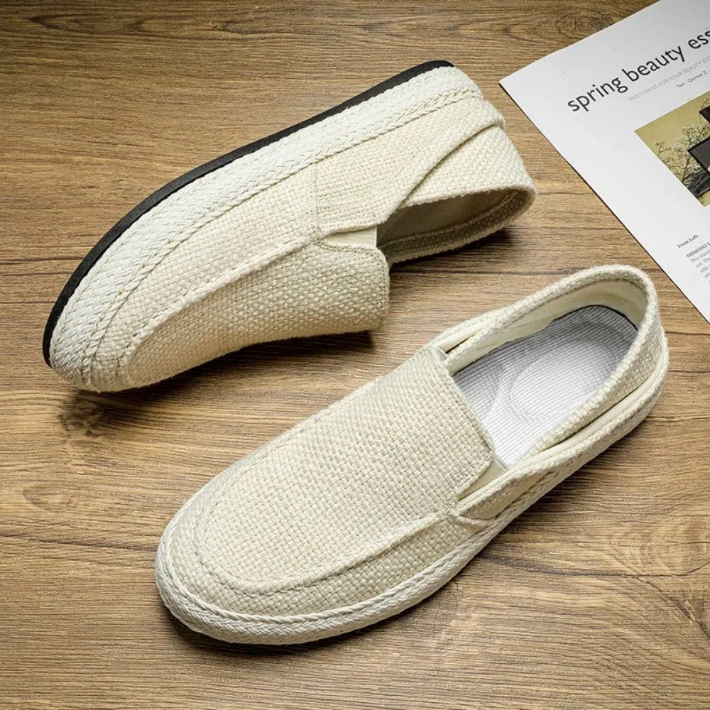 Mocasines de lino para hombre Forth Santa Giulia
