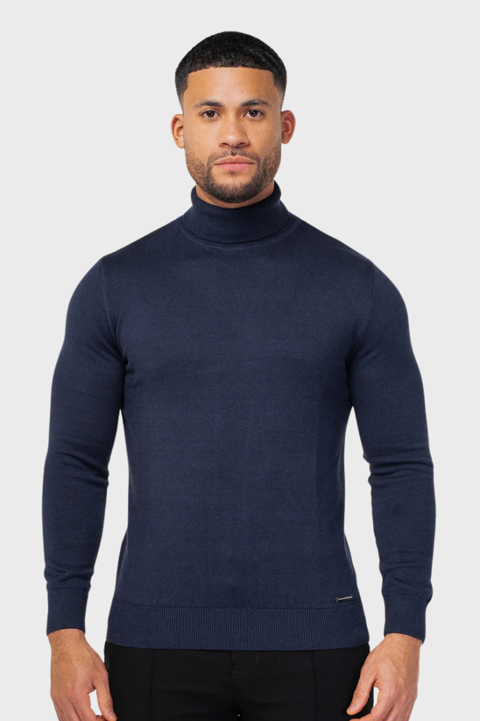 Suéter de punto de merino de cuello alto Forth