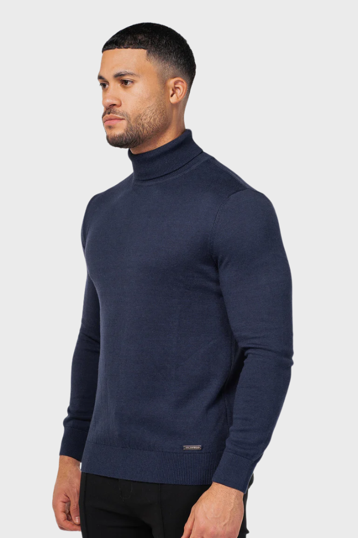 Suéter de punto de merino de cuello alto Forth