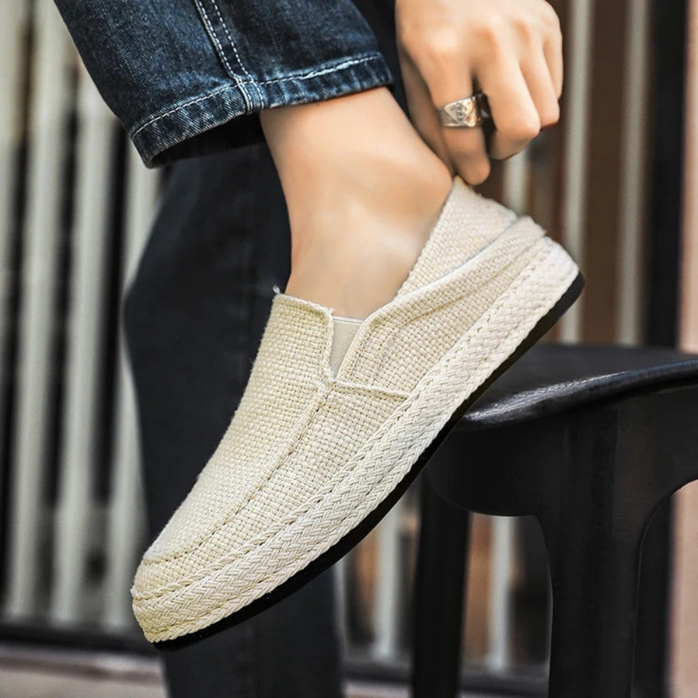 Mocasines de lino para hombre Forth Santa Giulia