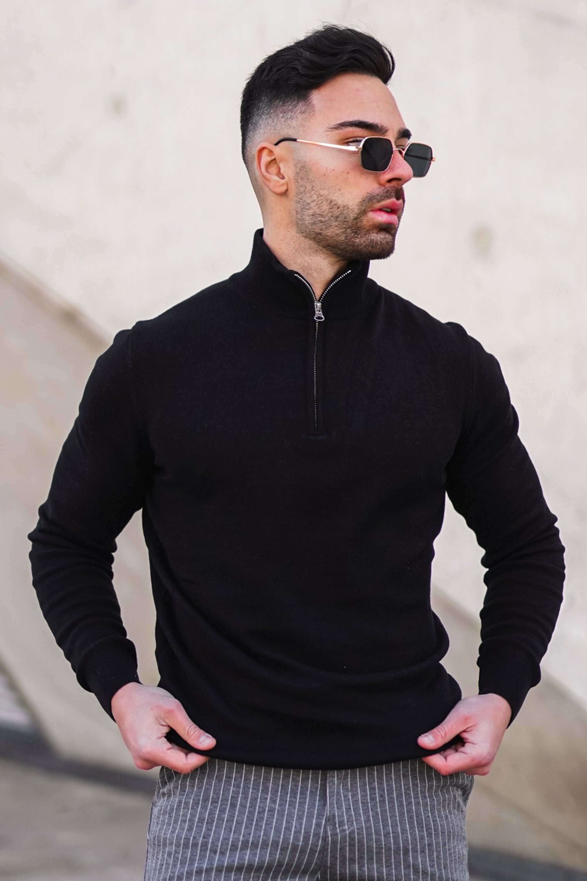 Suéter de punto de merino de cuello alto Forth