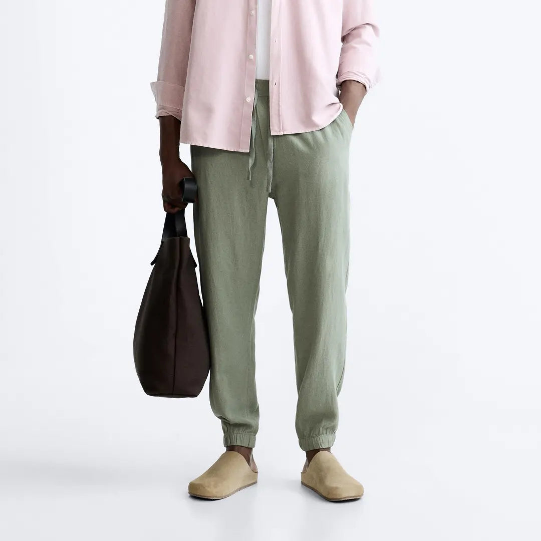 Pantalones deportivos de lino Forth para hombre