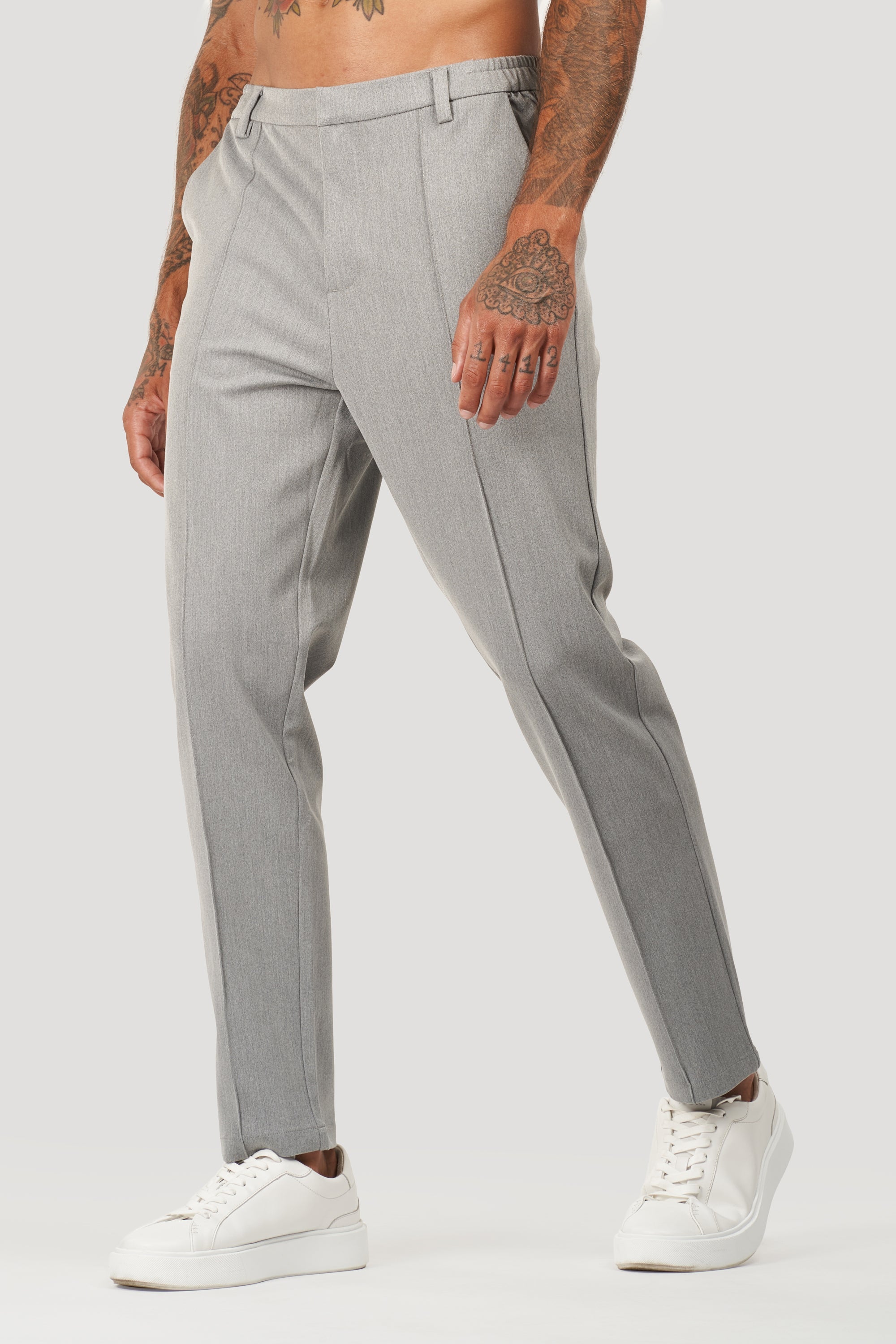Pantalones capri a medida para hombre Forth en gris