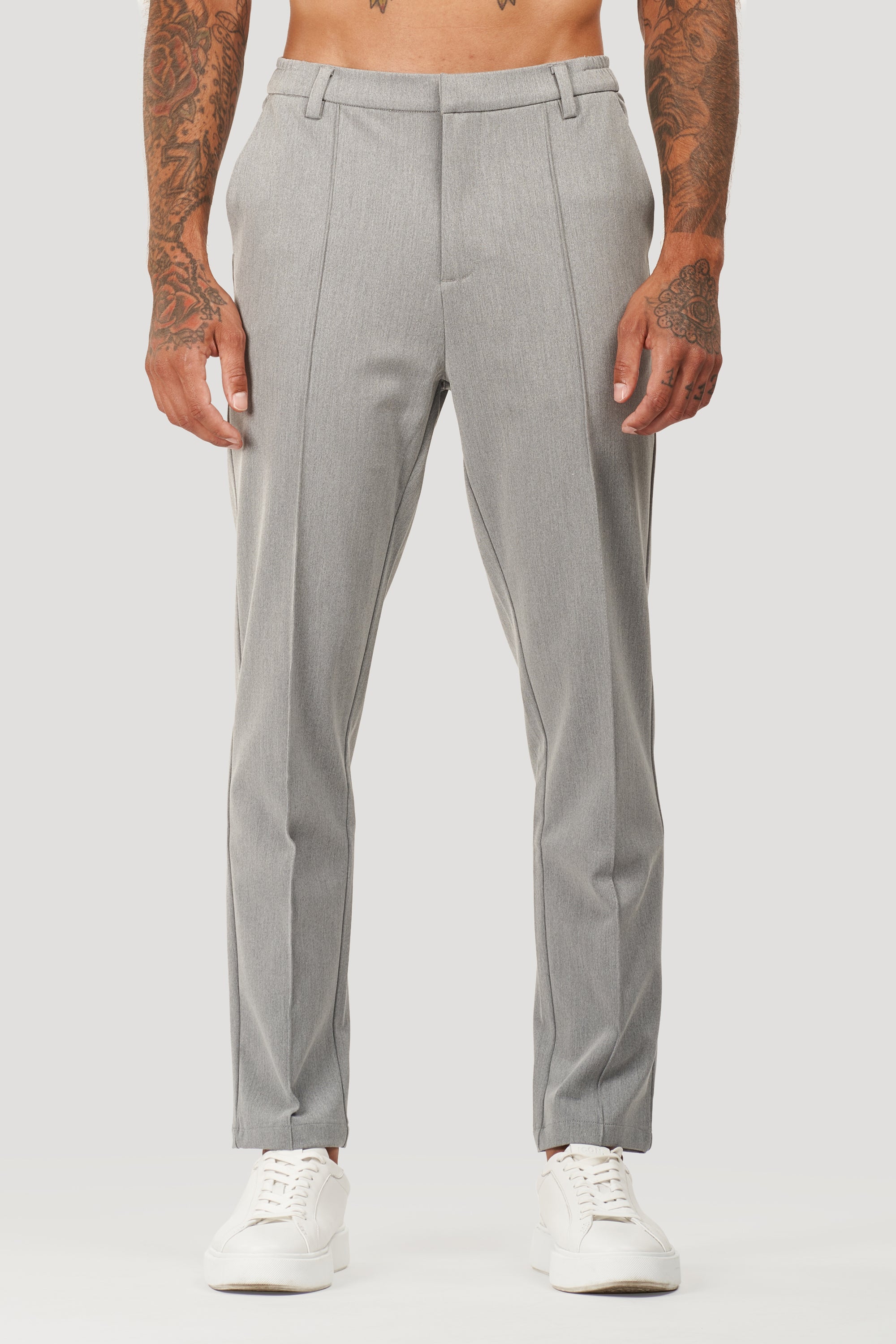 Pantalones capri a medida para hombre Forth en gris