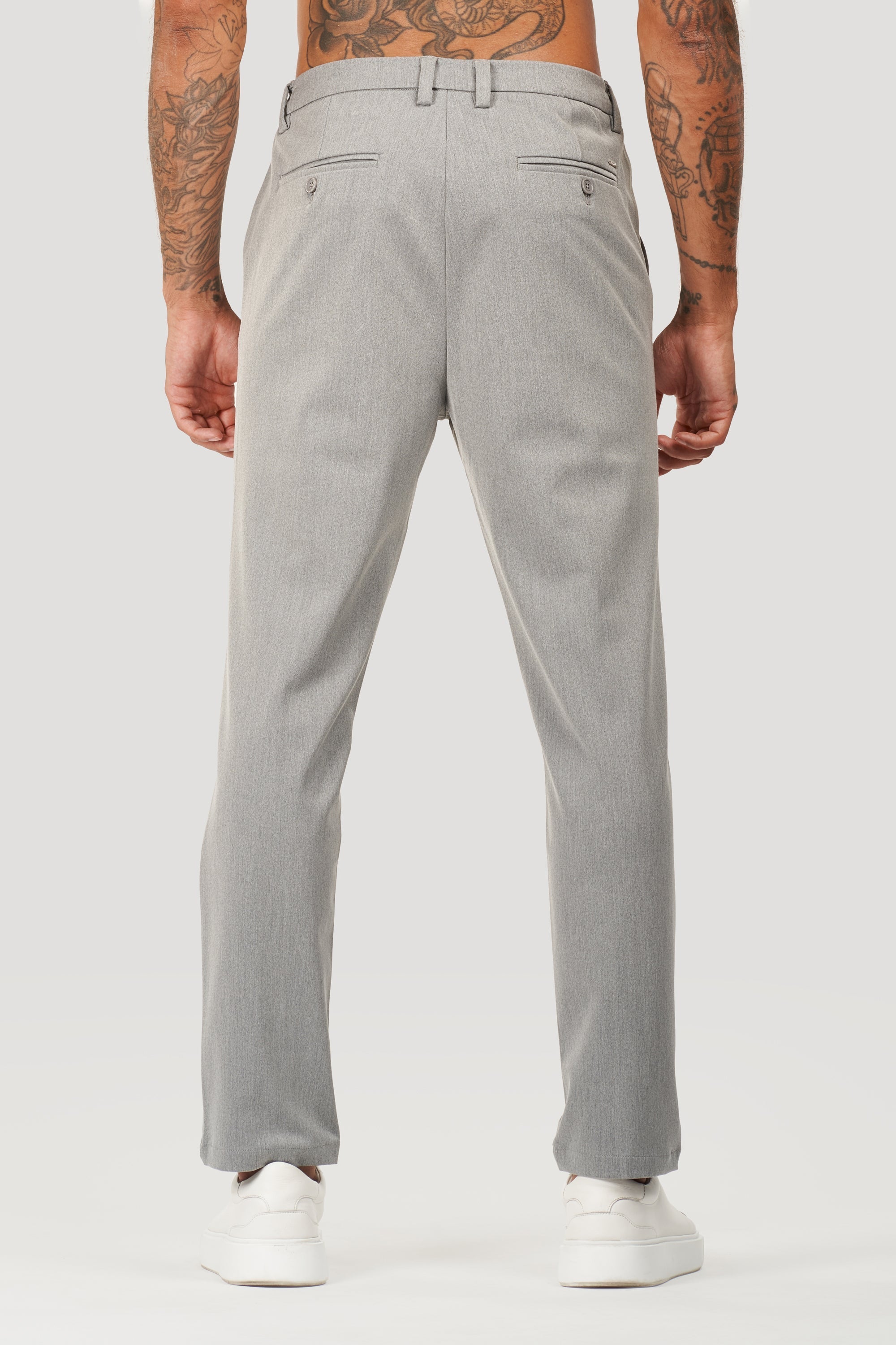 Pantalones capri a medida para hombre Forth en gris