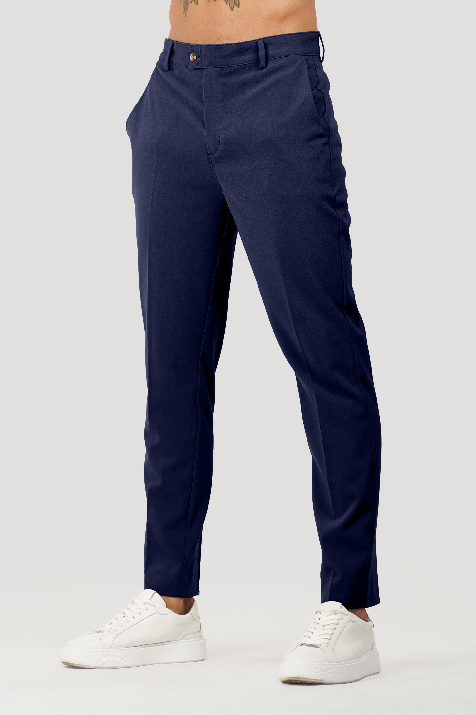 Pantalones de vestir Milano Forth para hombre azul marino