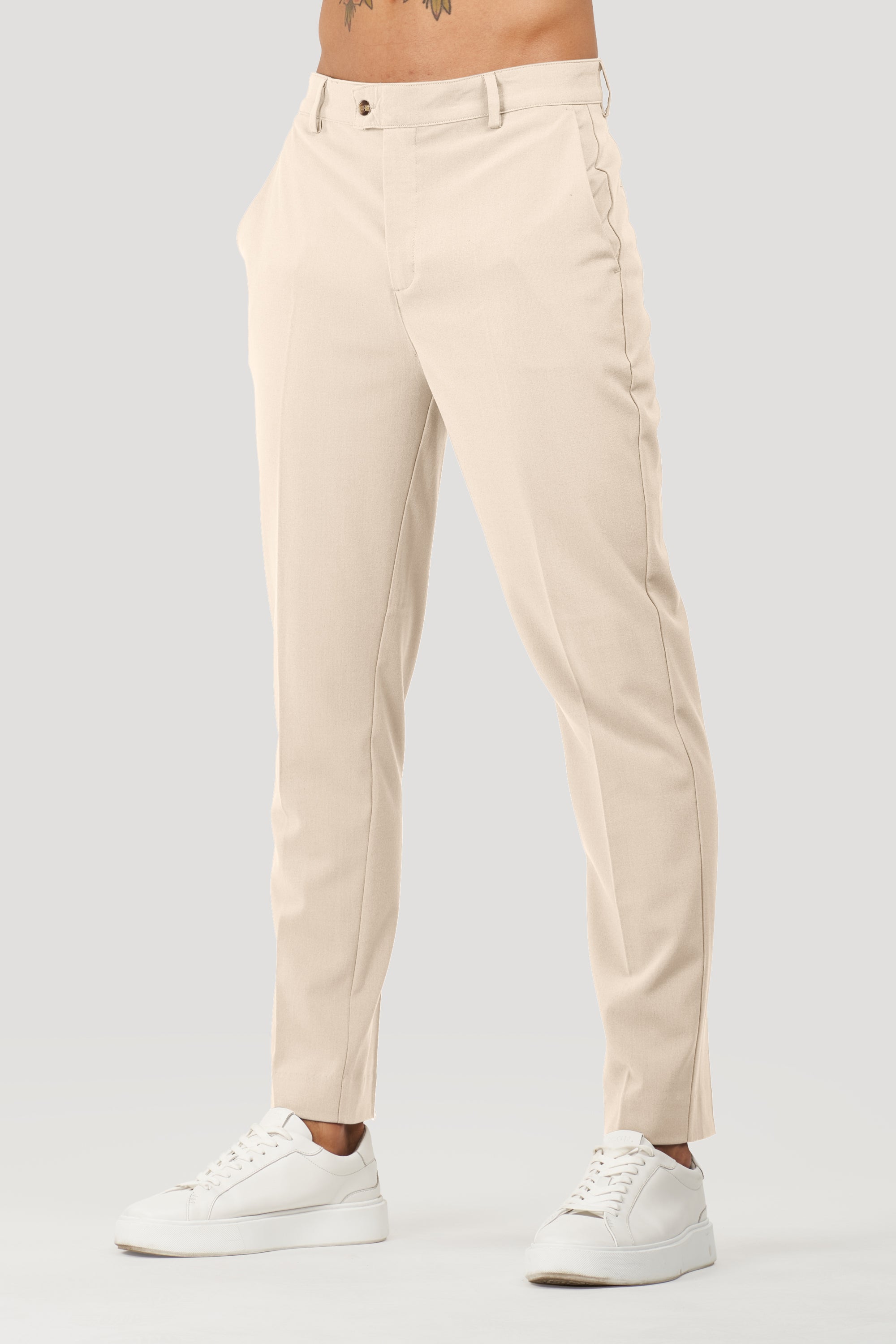 Pantalones de vestir Milano Forth para hombre en beige