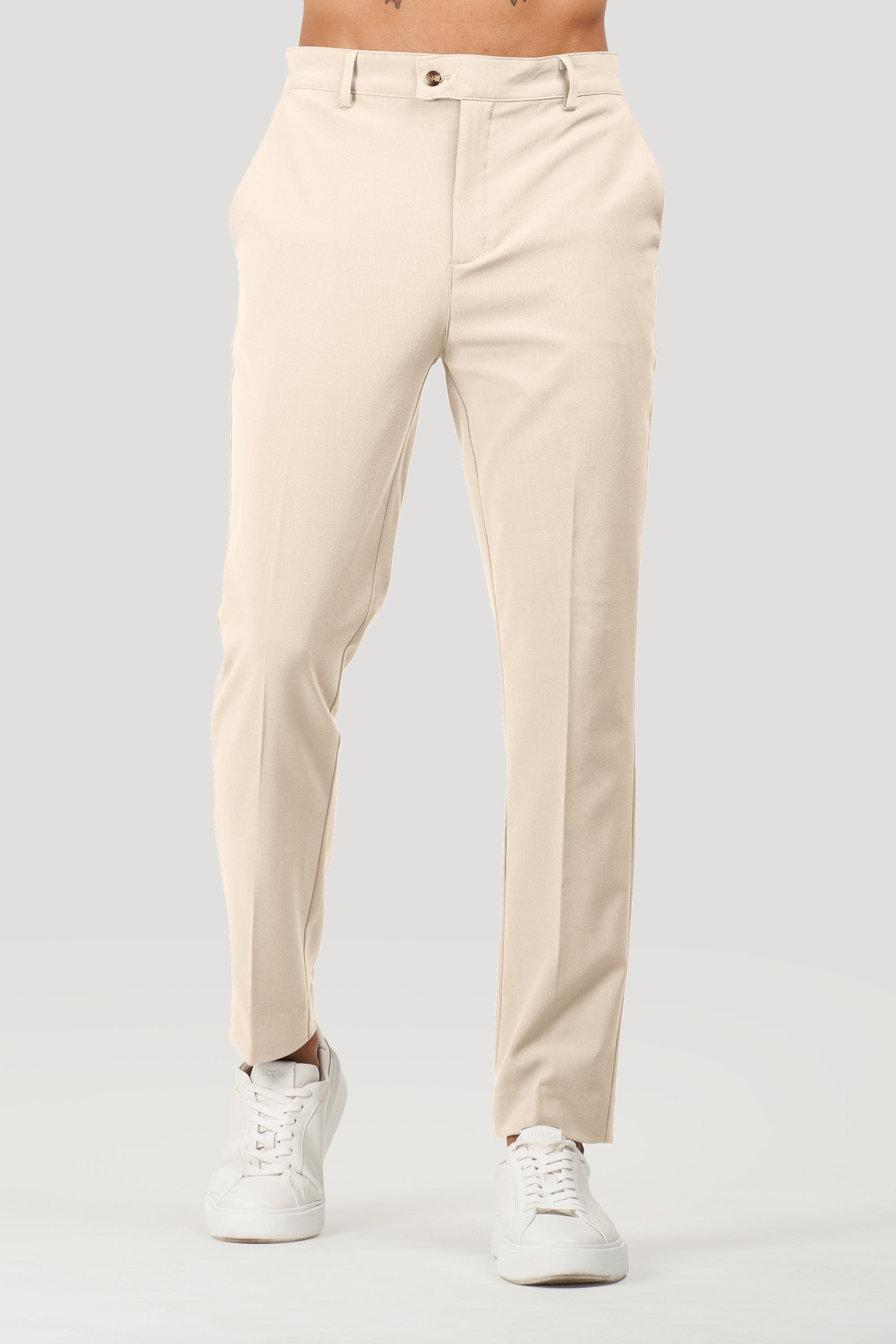 Pantalones de vestir Milano Forth para hombre en beige