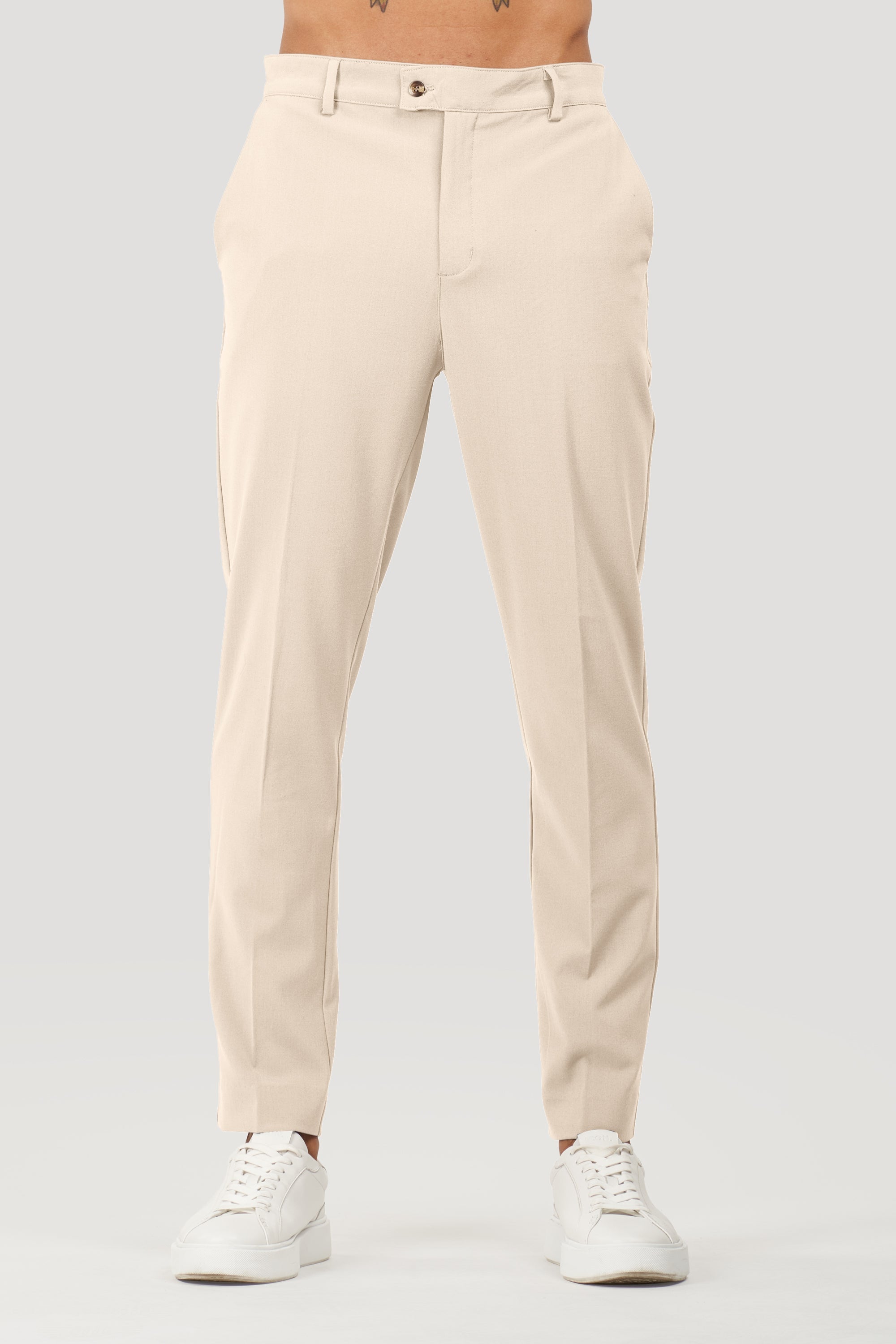 Pantalones de vestir Milano Forth para hombre en beige