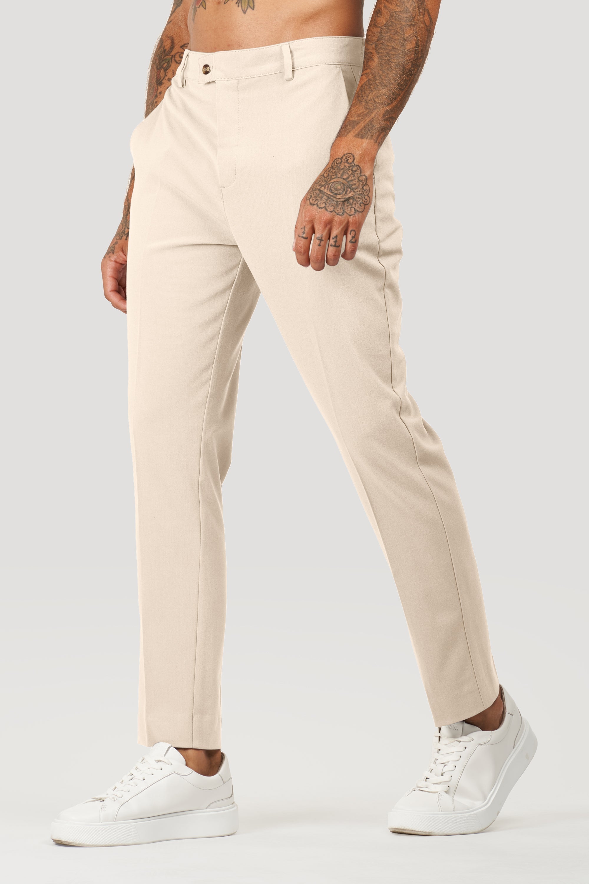 Pantalones de vestir Milano Forth para hombre en beige