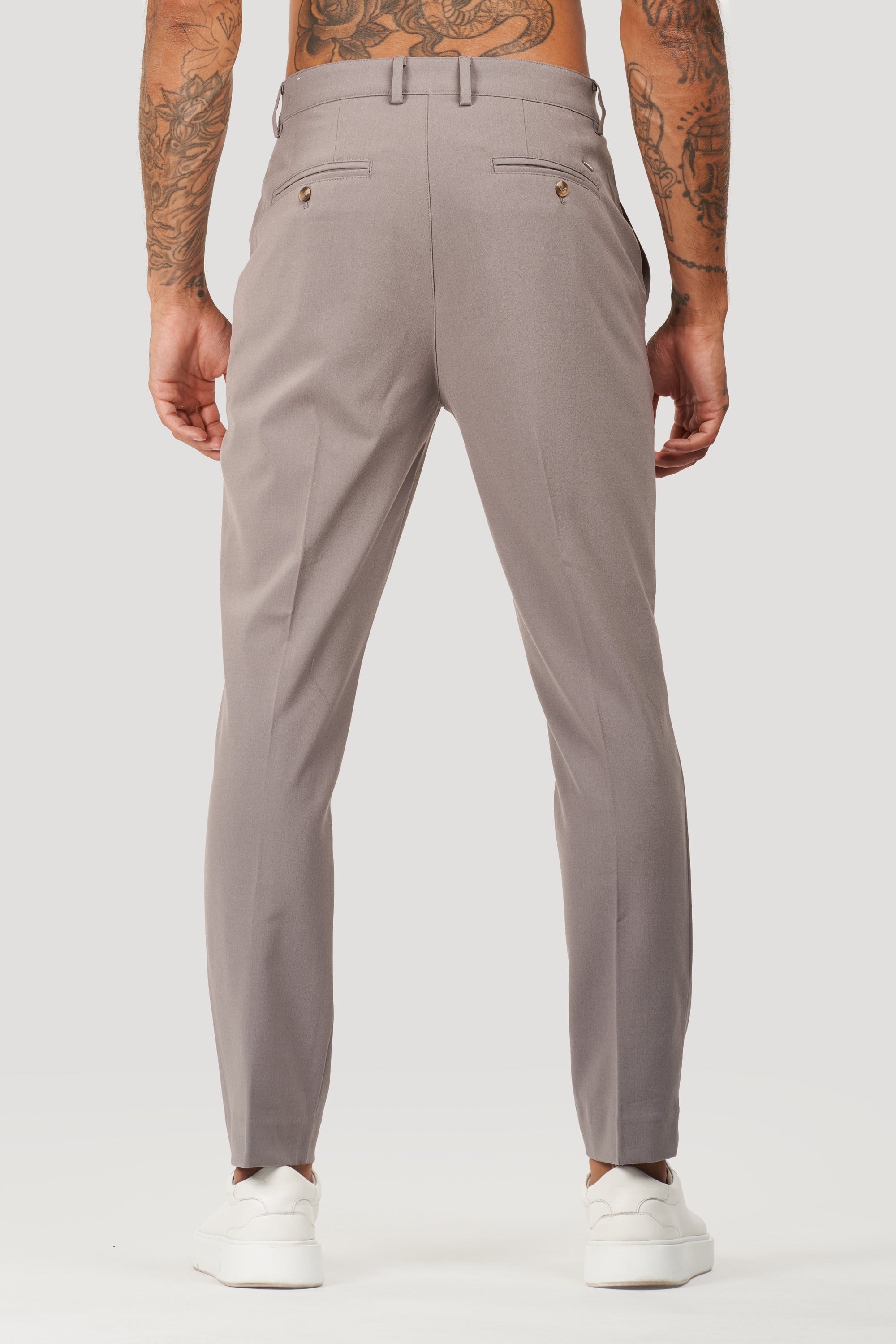 Pantalones de vestir Milano Forth para hombre en gris
