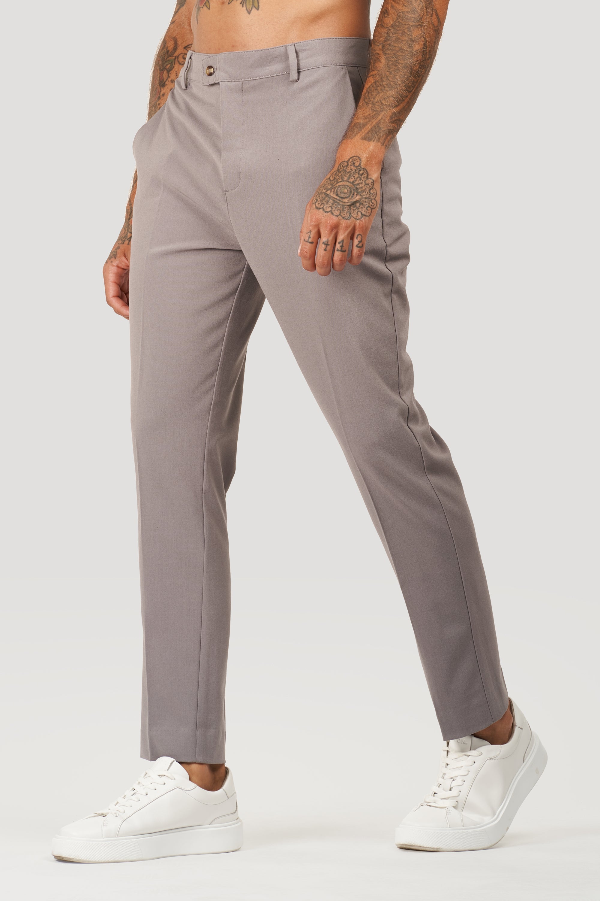 Pantalones de vestir Milano Forth para hombre en gris