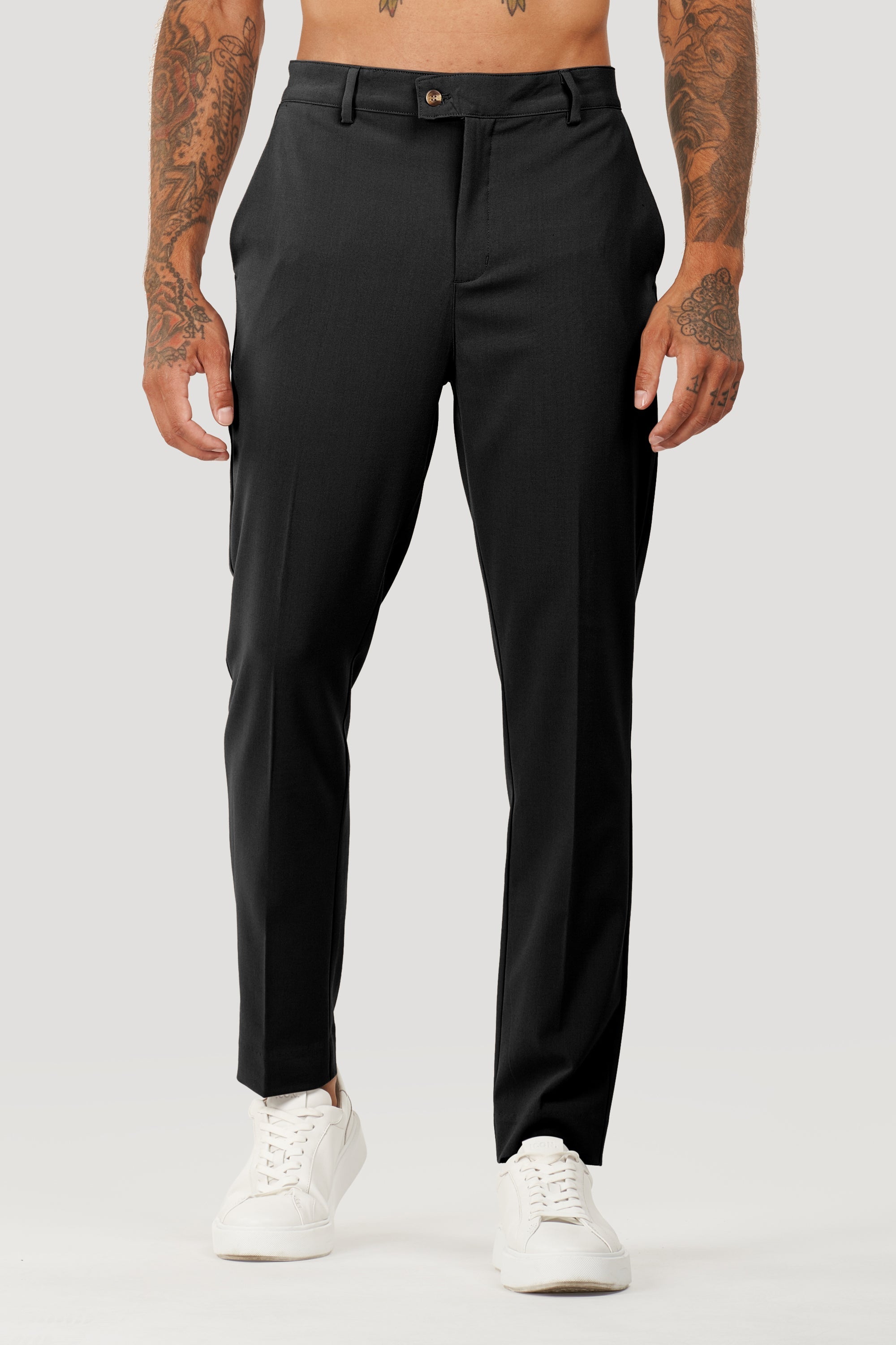Pantalones de sastre Milano Forth para hombre en negro