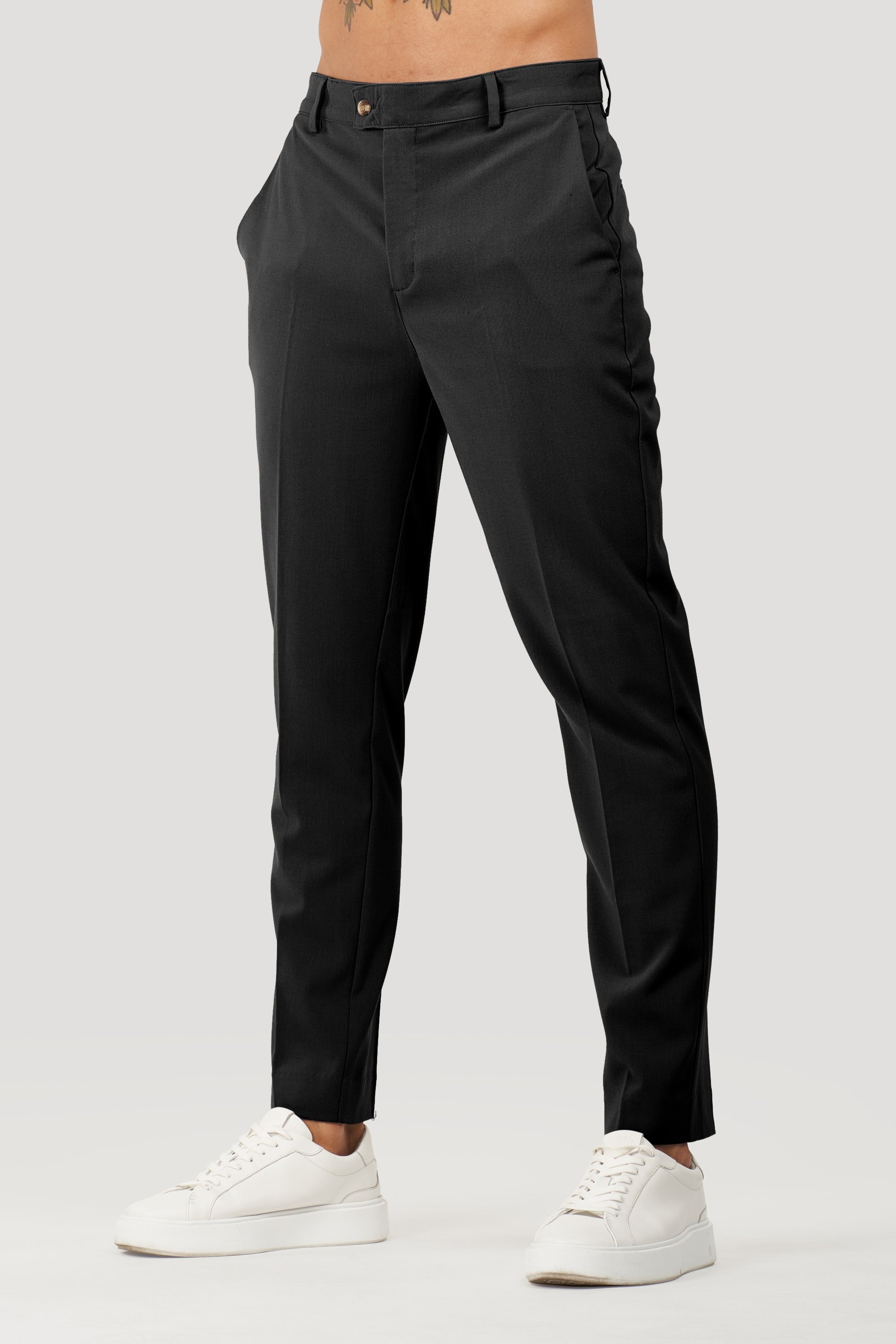 Pantalones de sastre Milano Forth para hombre en negro