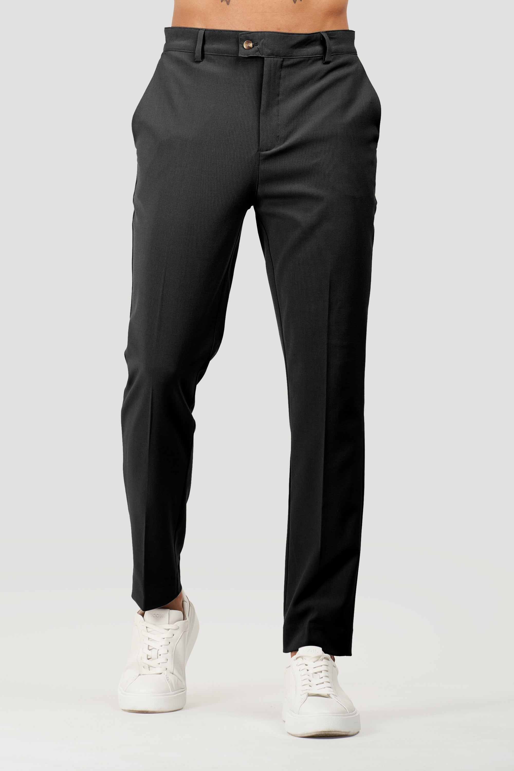 Pantalones de sastre Milano Forth para hombre en negro