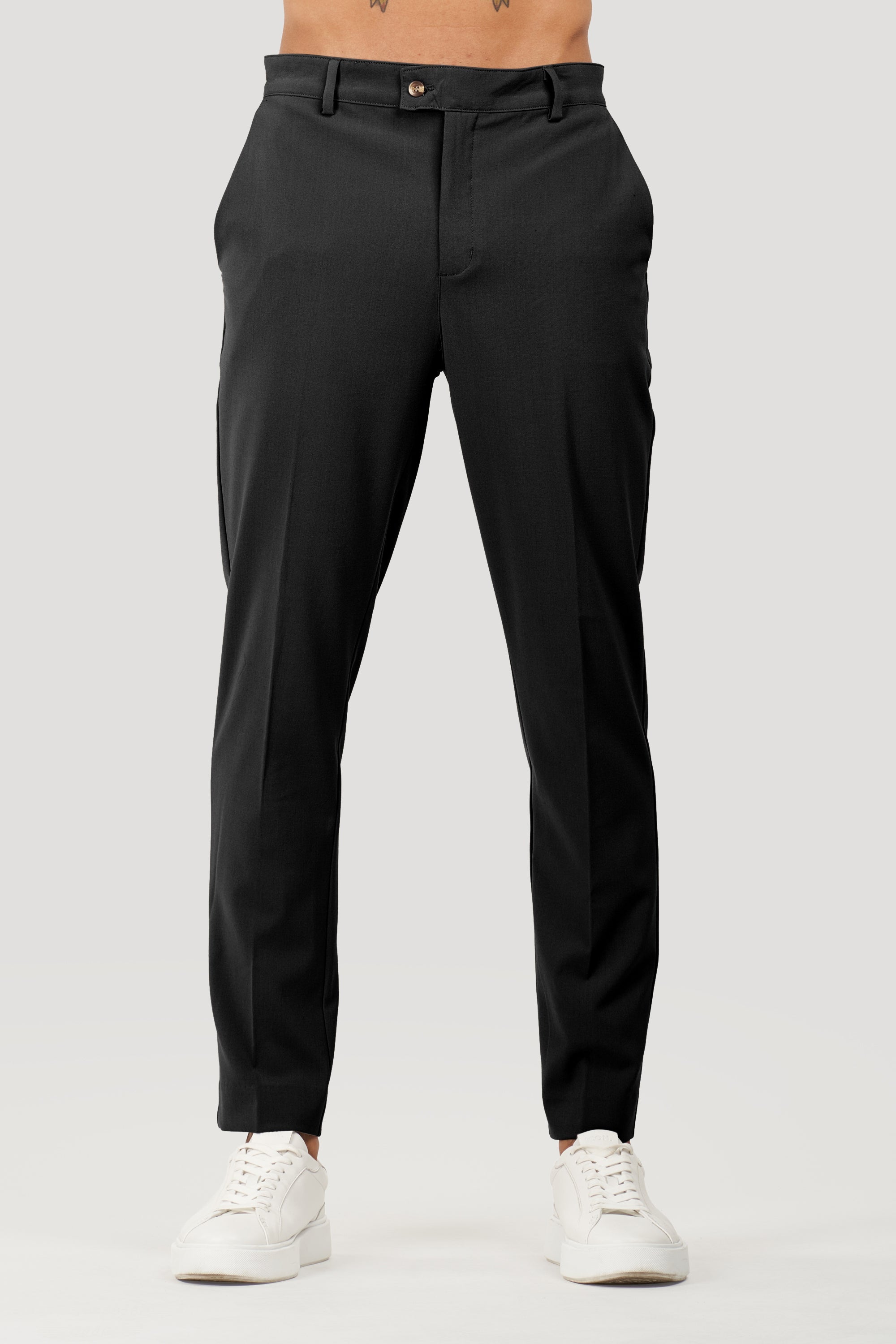 Pantalones de sastre Milano Forth para hombre en negro