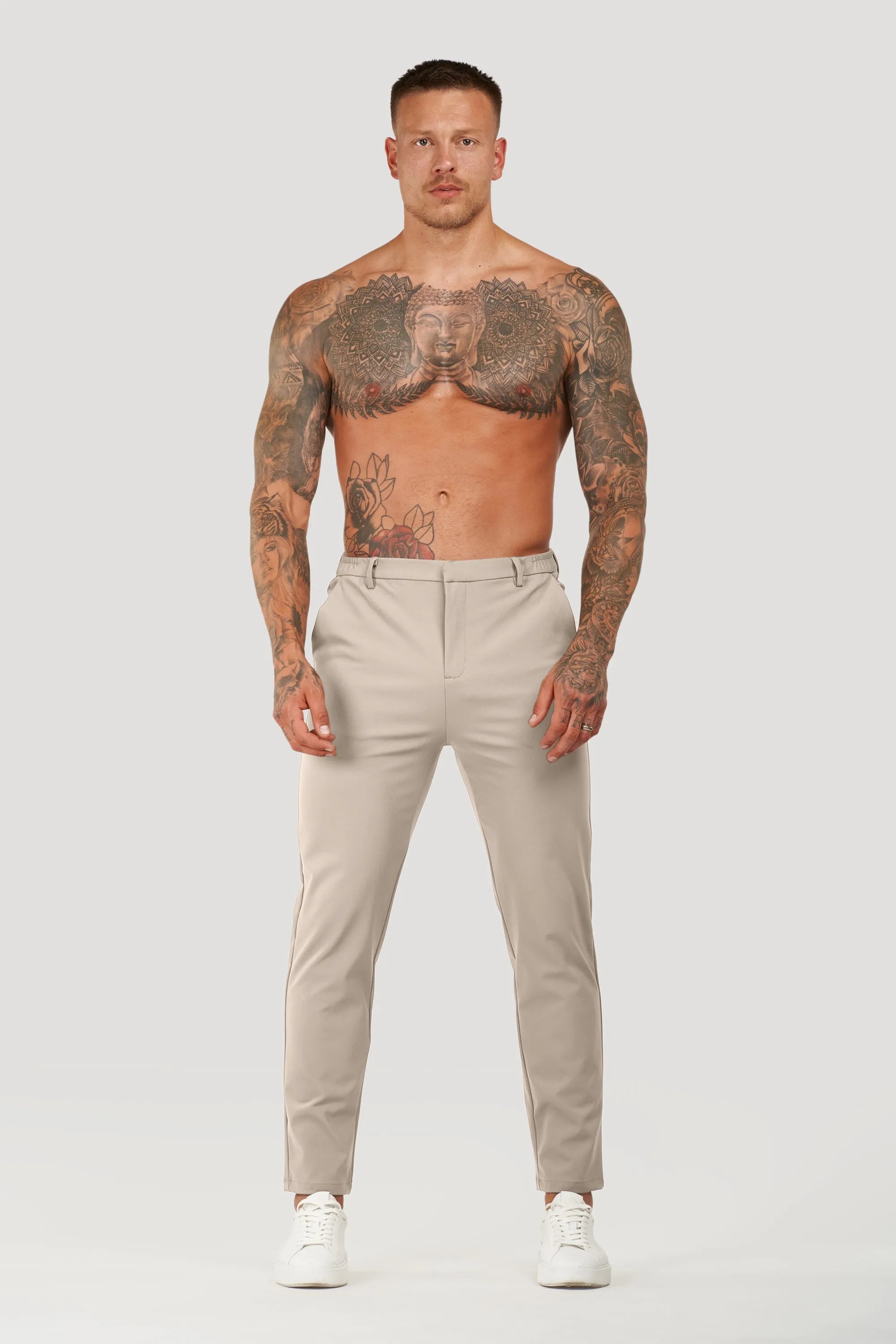 Pantalones de sastrería Tech Forth para hombre en beige
