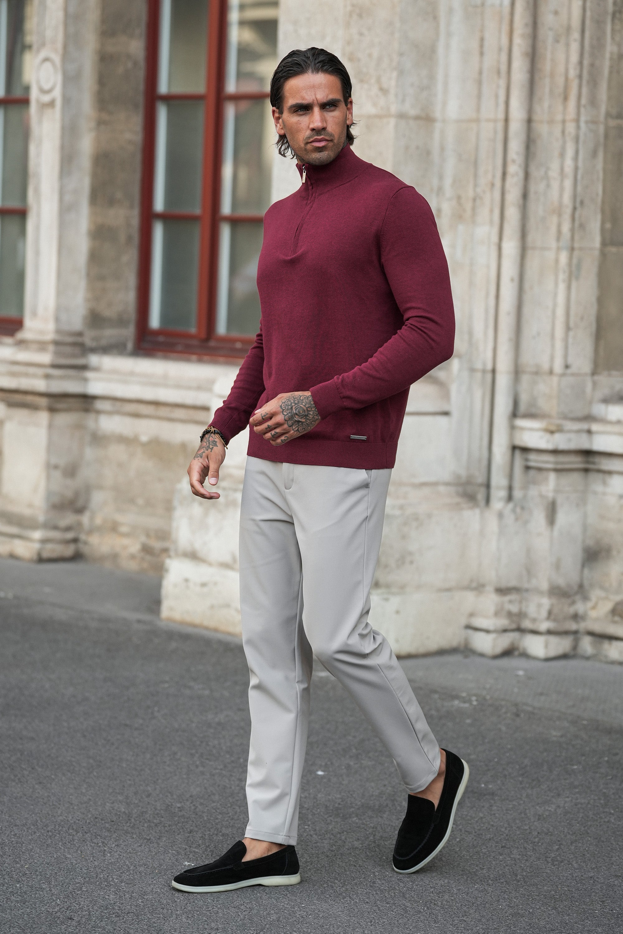 Pantalones de sastrería Tech Forth para hombre en beige