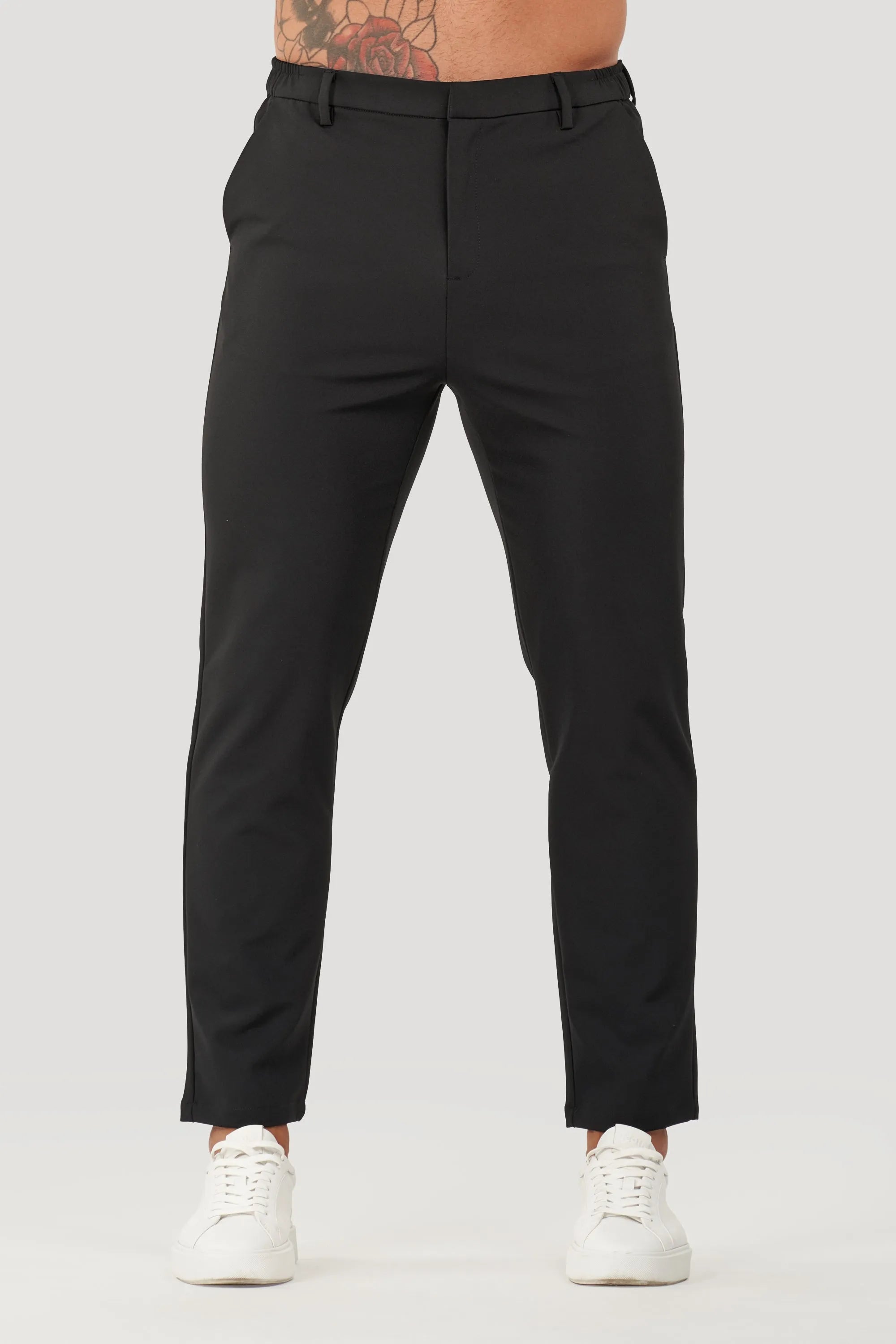 Pantalones de sastrería para hombre Tech Forth Black