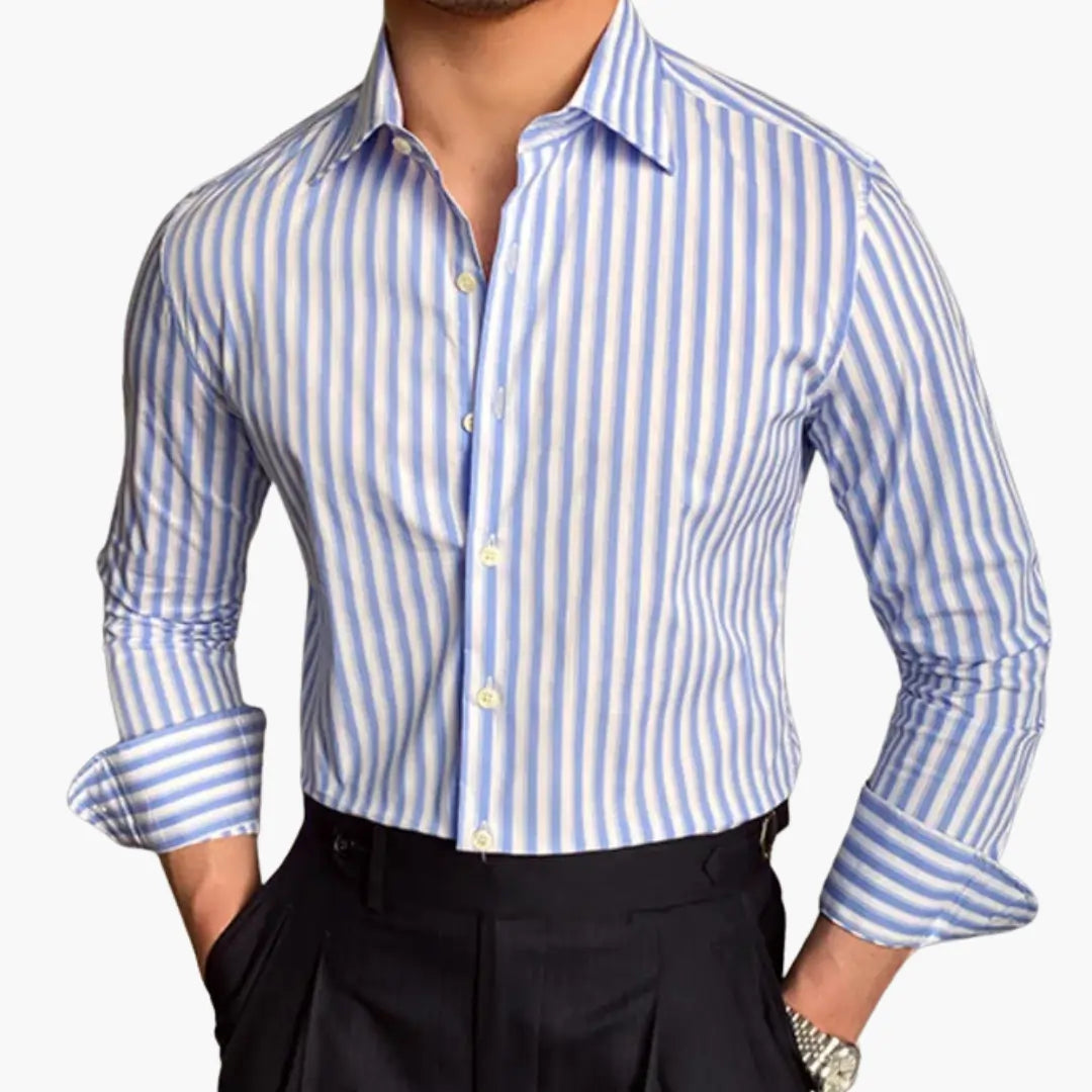 Camisa de manga larga para hombre del Forth Milan