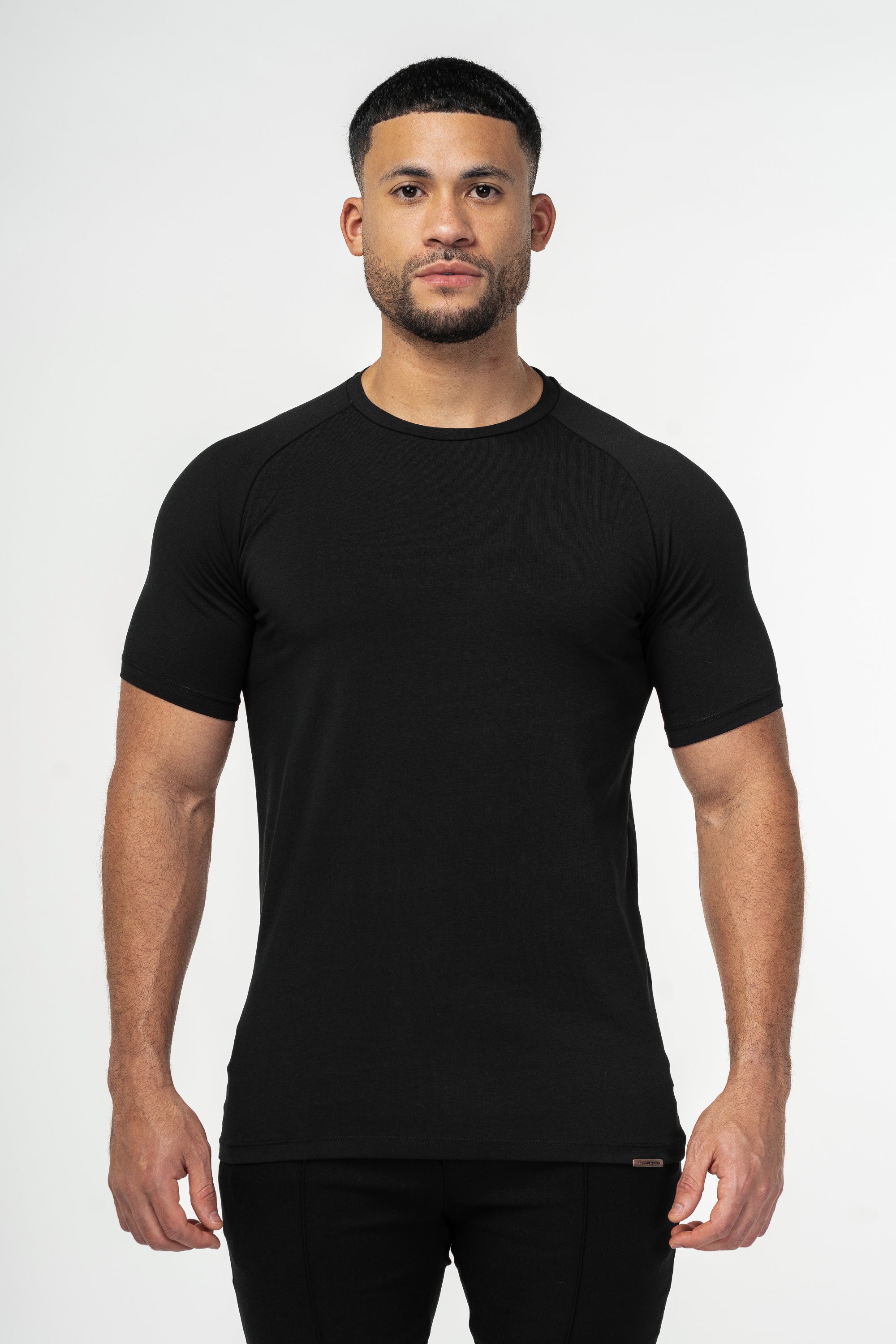Camiseta negra Forth para hombre