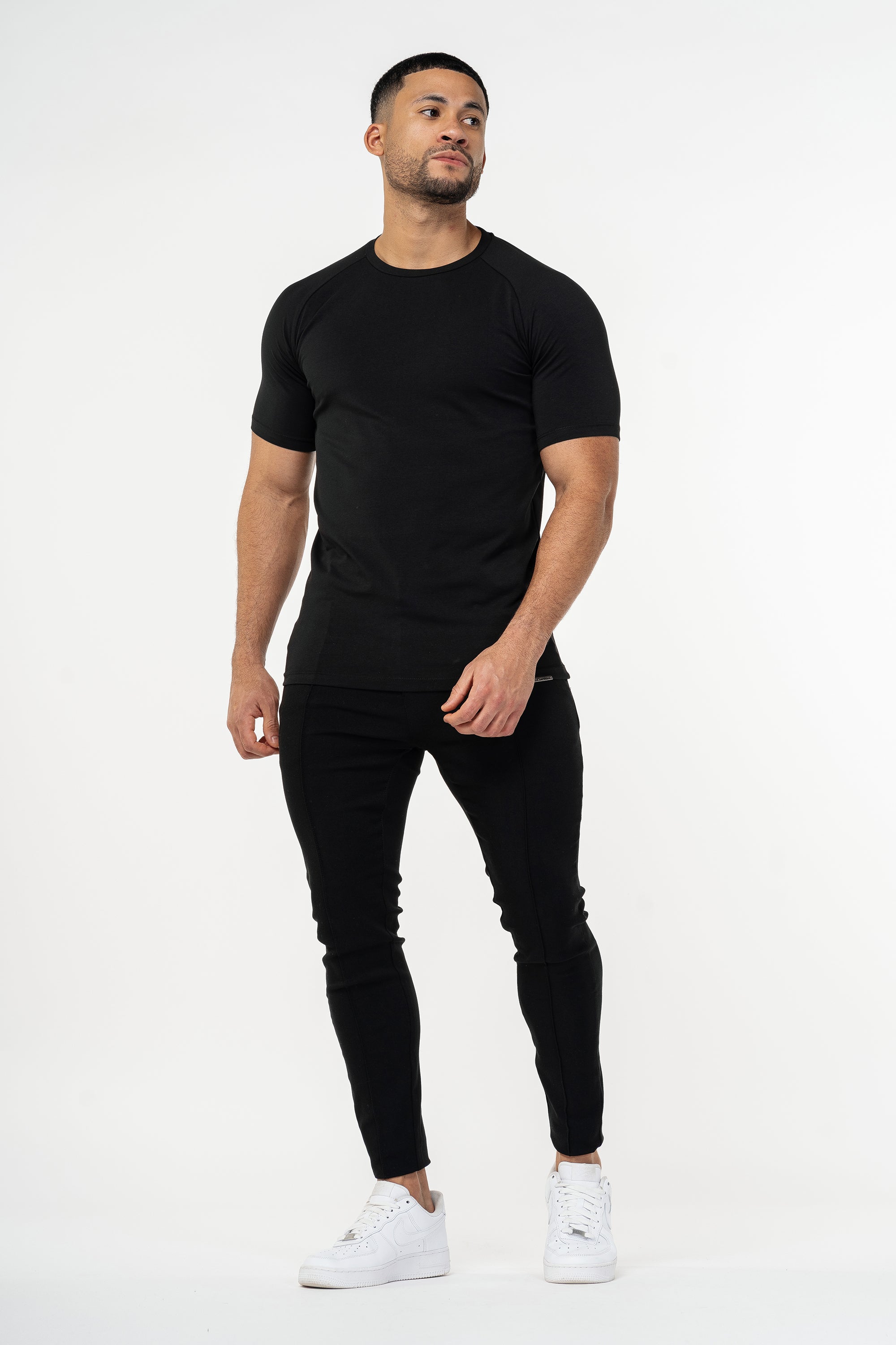 Camiseta negra Forth para hombre