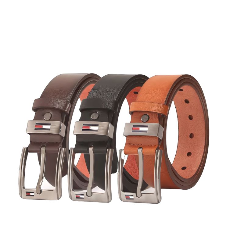 Cinturón de cuero clásico para hombre Forth