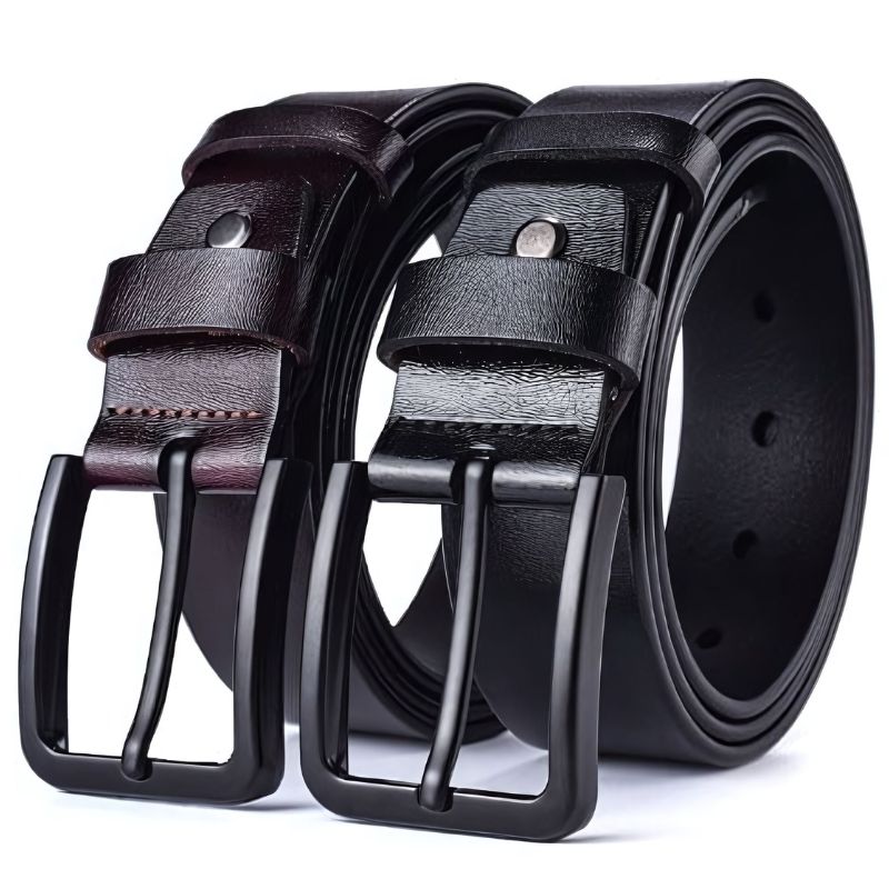 Cinturón de cuero auténtico Forth para hombre