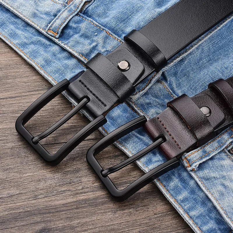 Cinturón de cuero auténtico Forth para hombre