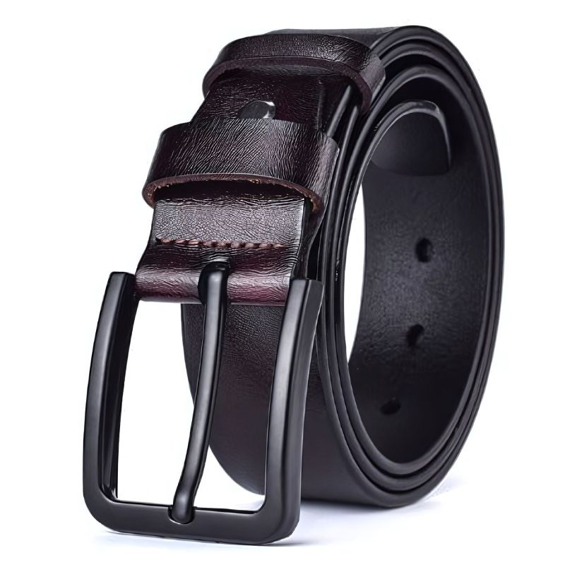 Cinturón de cuero auténtico Forth para hombre