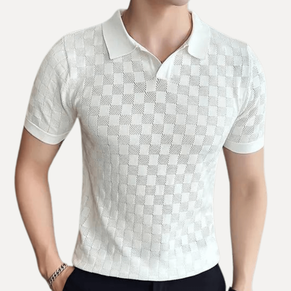Polo de punto Kevin Forth para hombre