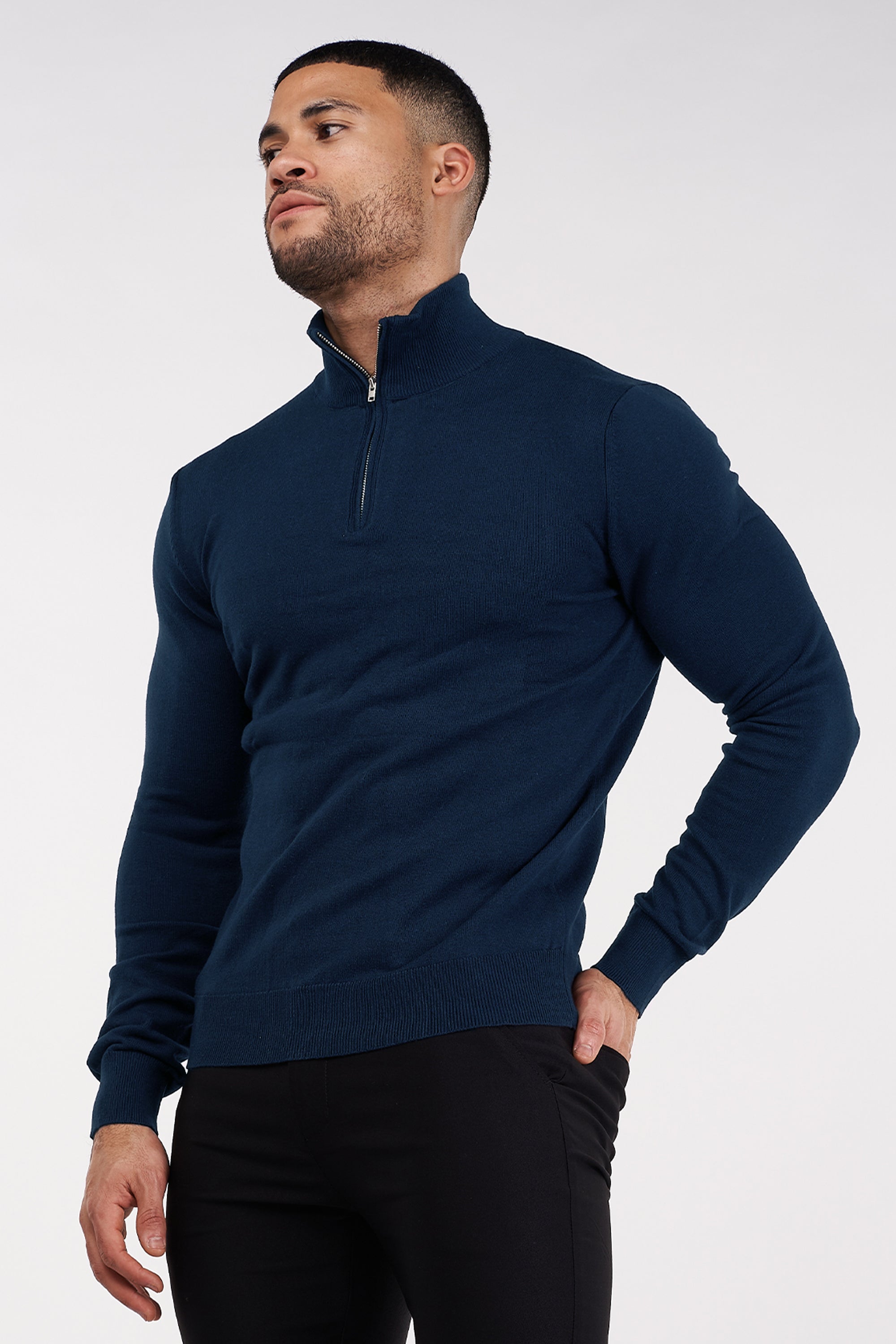 Suéter de punto de merino de cuello alto Forth