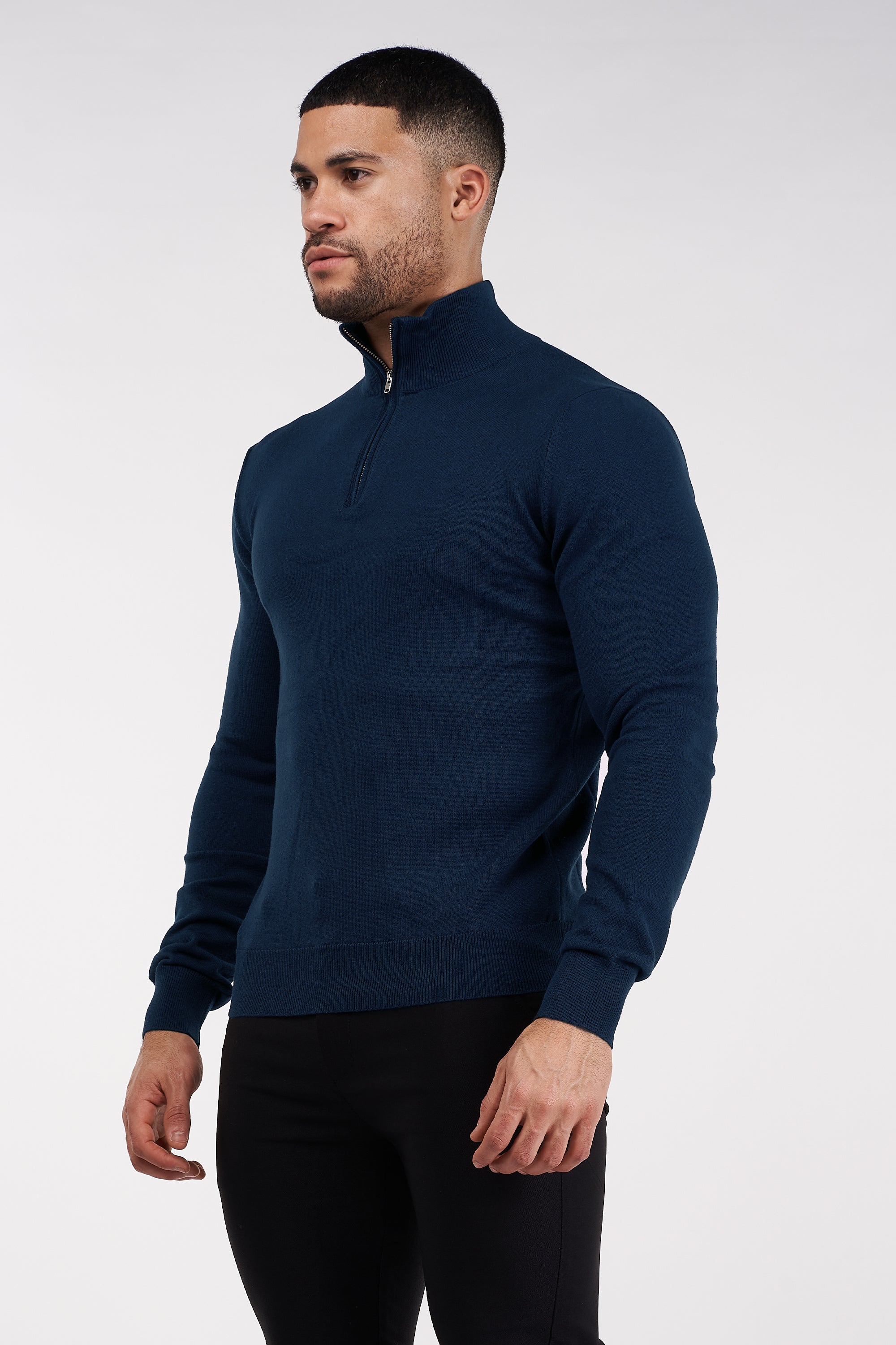 Suéter de punto de merino de cuello alto Forth