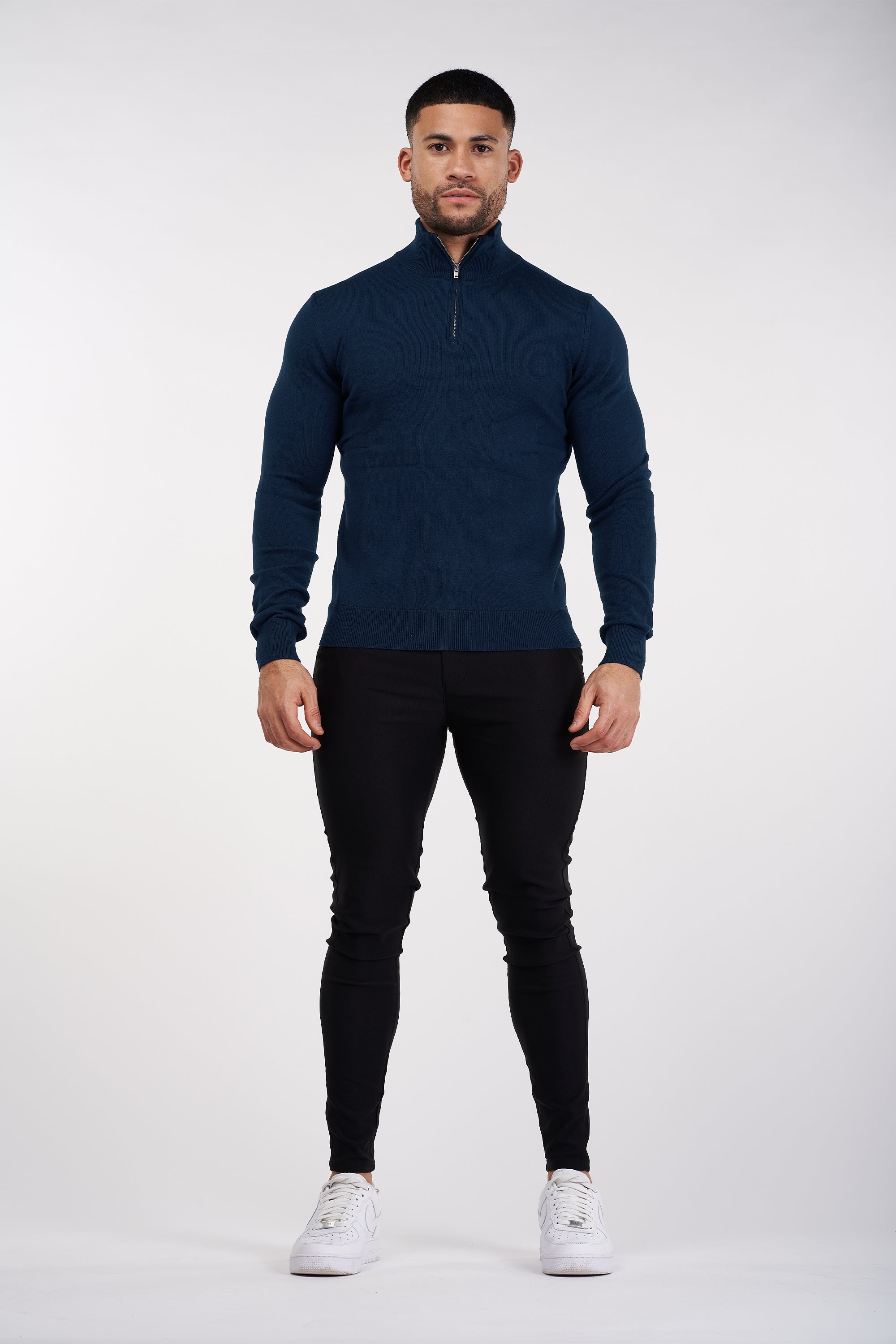 Suéter de punto de merino de cuello alto Forth