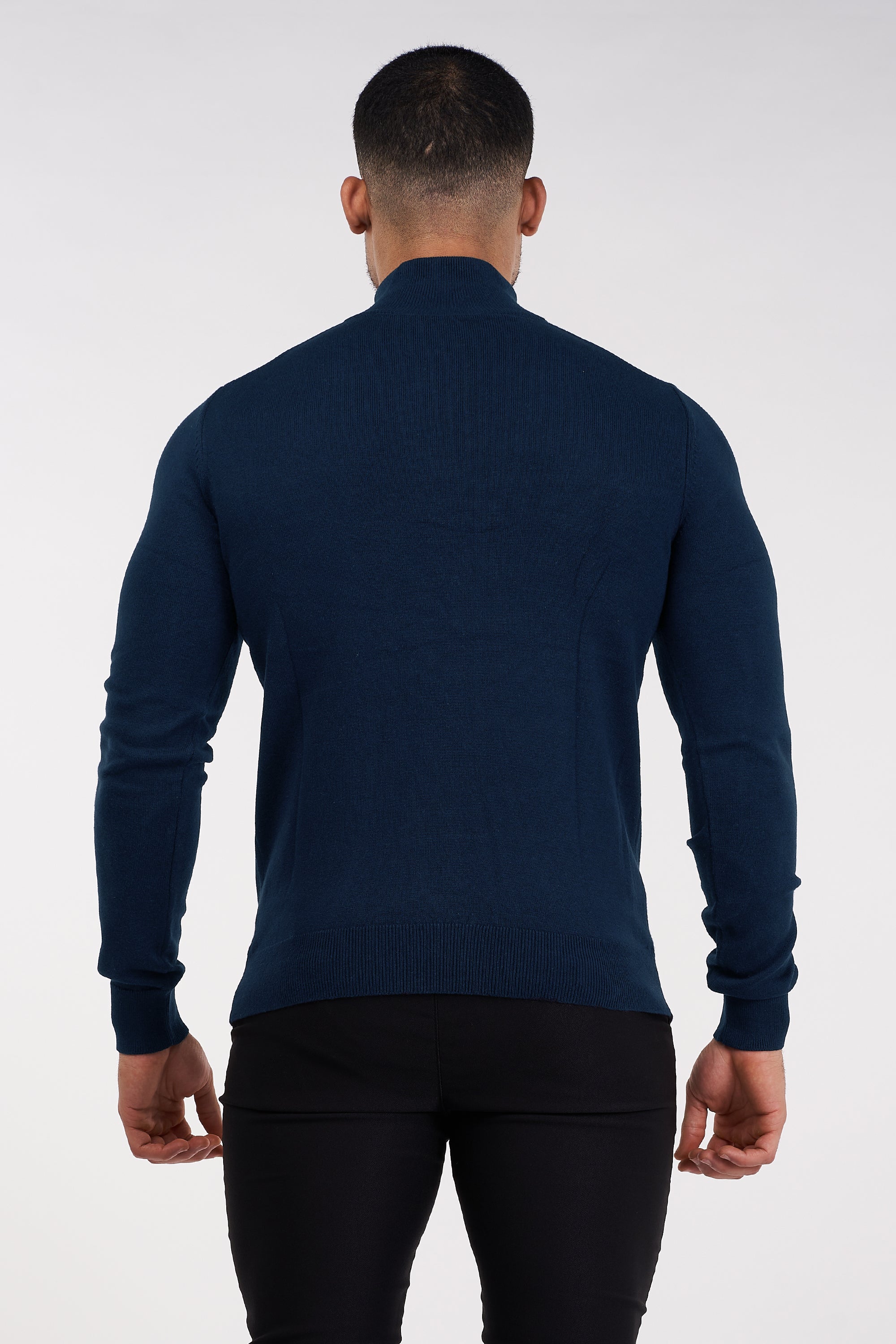 Suéter de punto de merino de cuello alto Forth