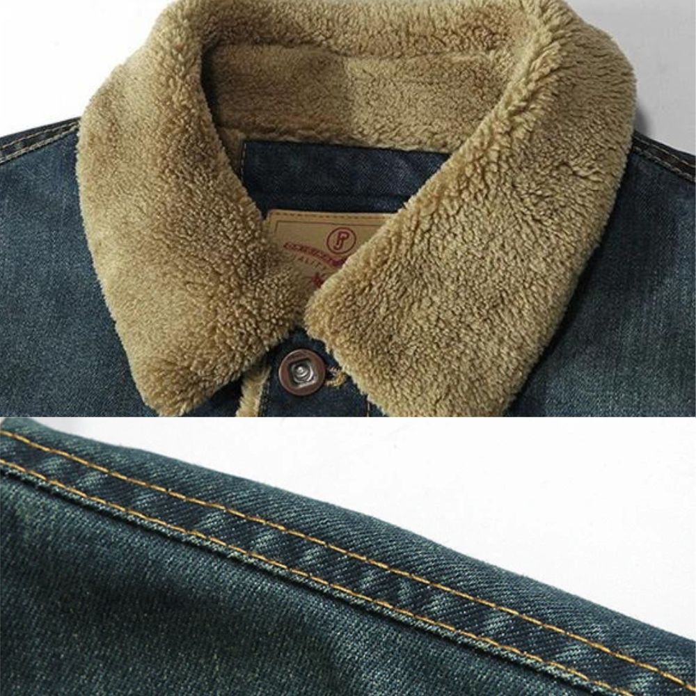 Chaqueta vaquera acolchada Forth para hombre