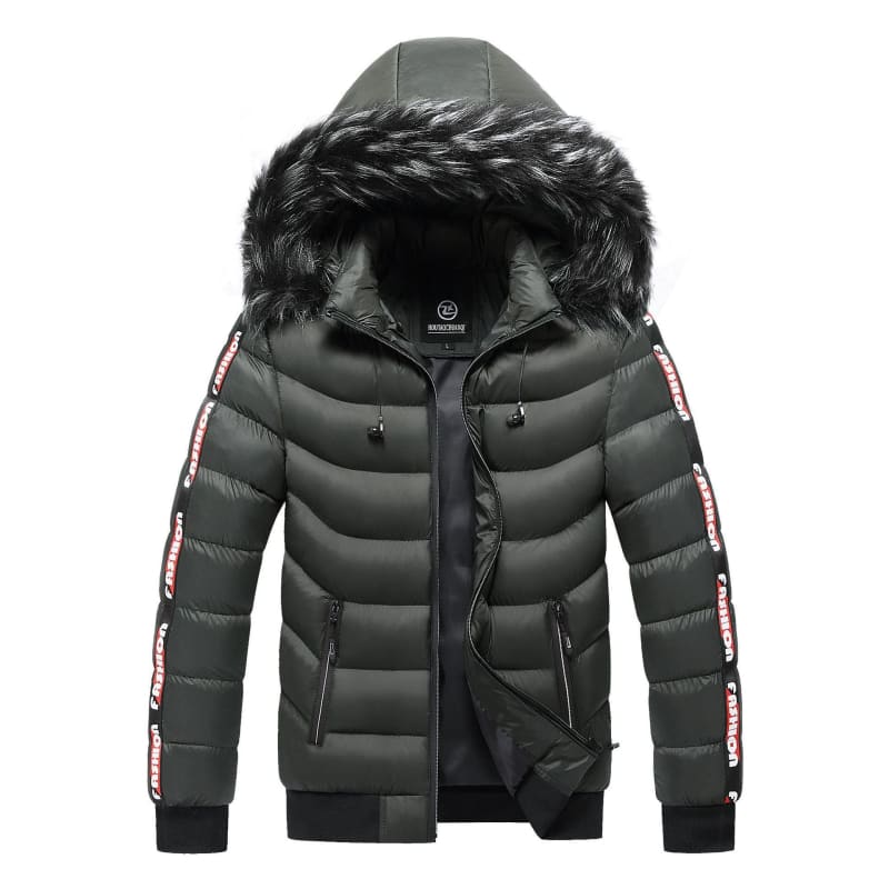 Chaqueta acolchada con capucha y forro para hombre de Forth