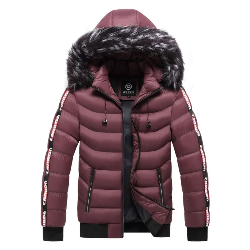 Chaqueta acolchada con capucha y forro para hombre de Forth