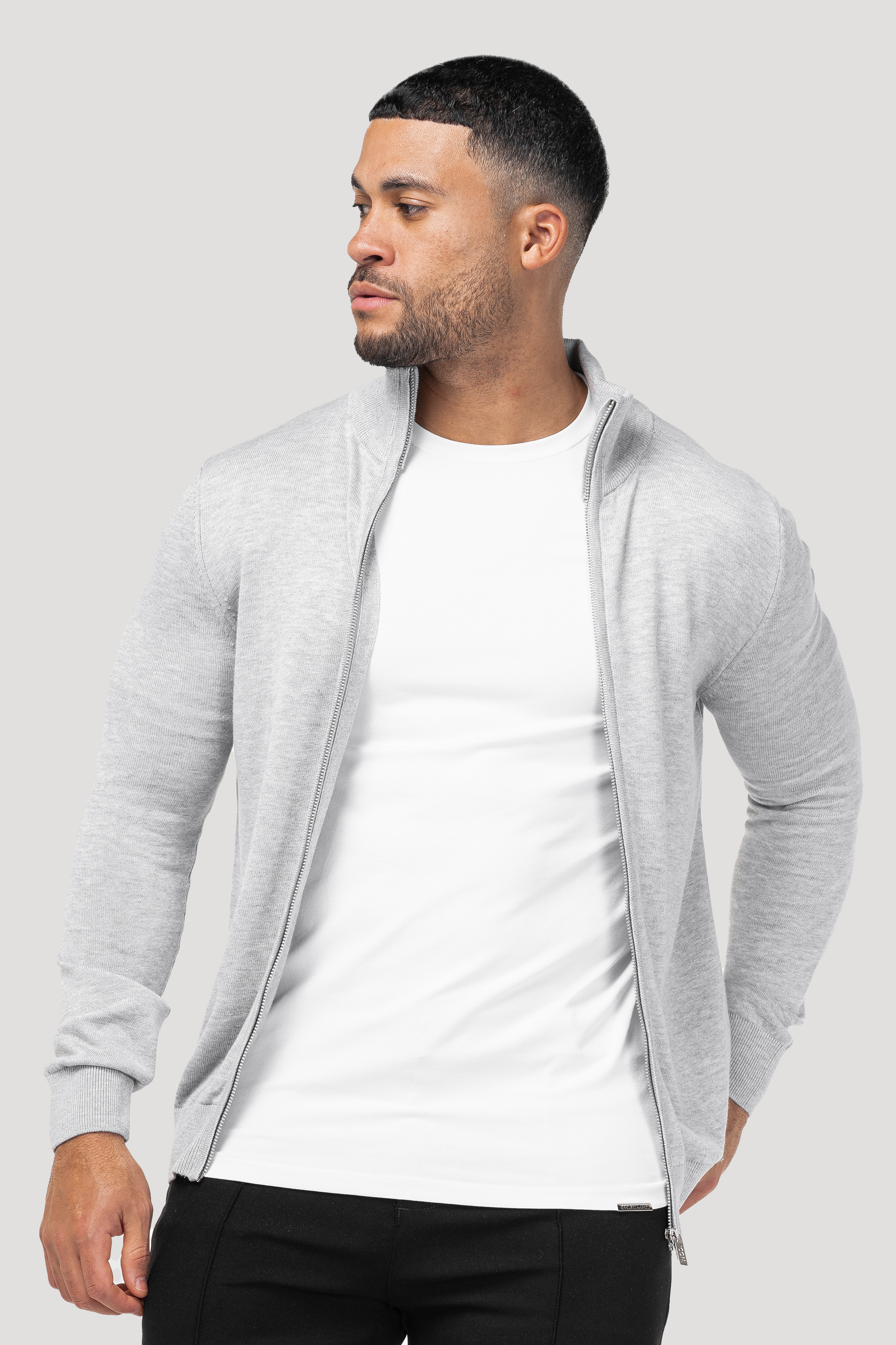 Chaqueta casual Positano Forth para hombre gris