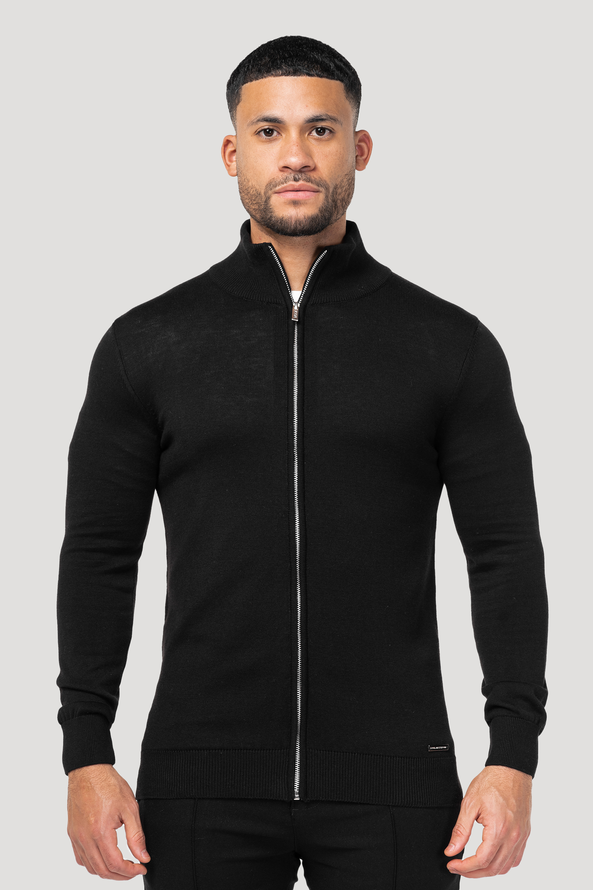 Chaqueta casual Positano Forth para hombre, color negro