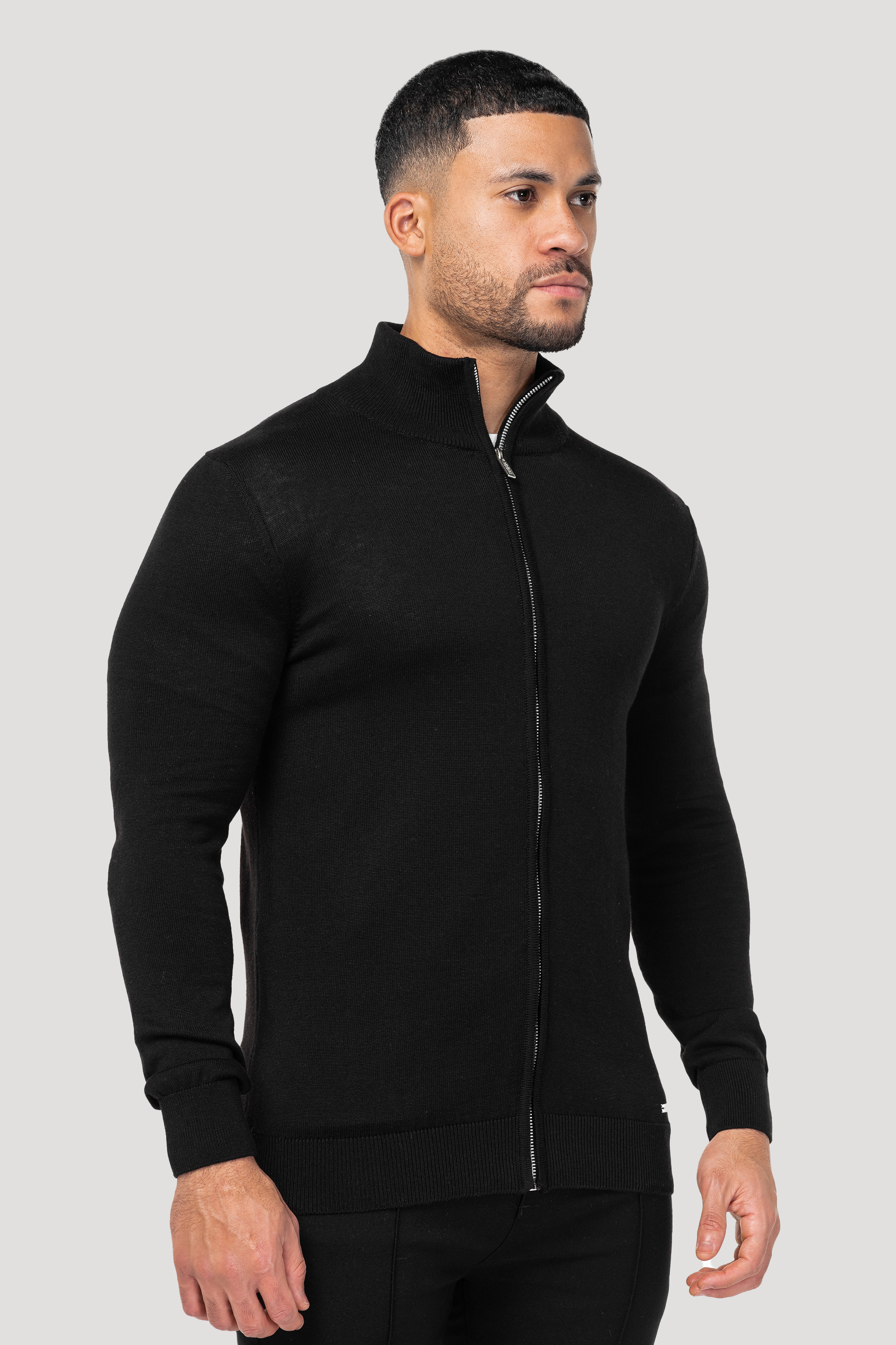 Chaqueta casual Positano Forth para hombre, color negro