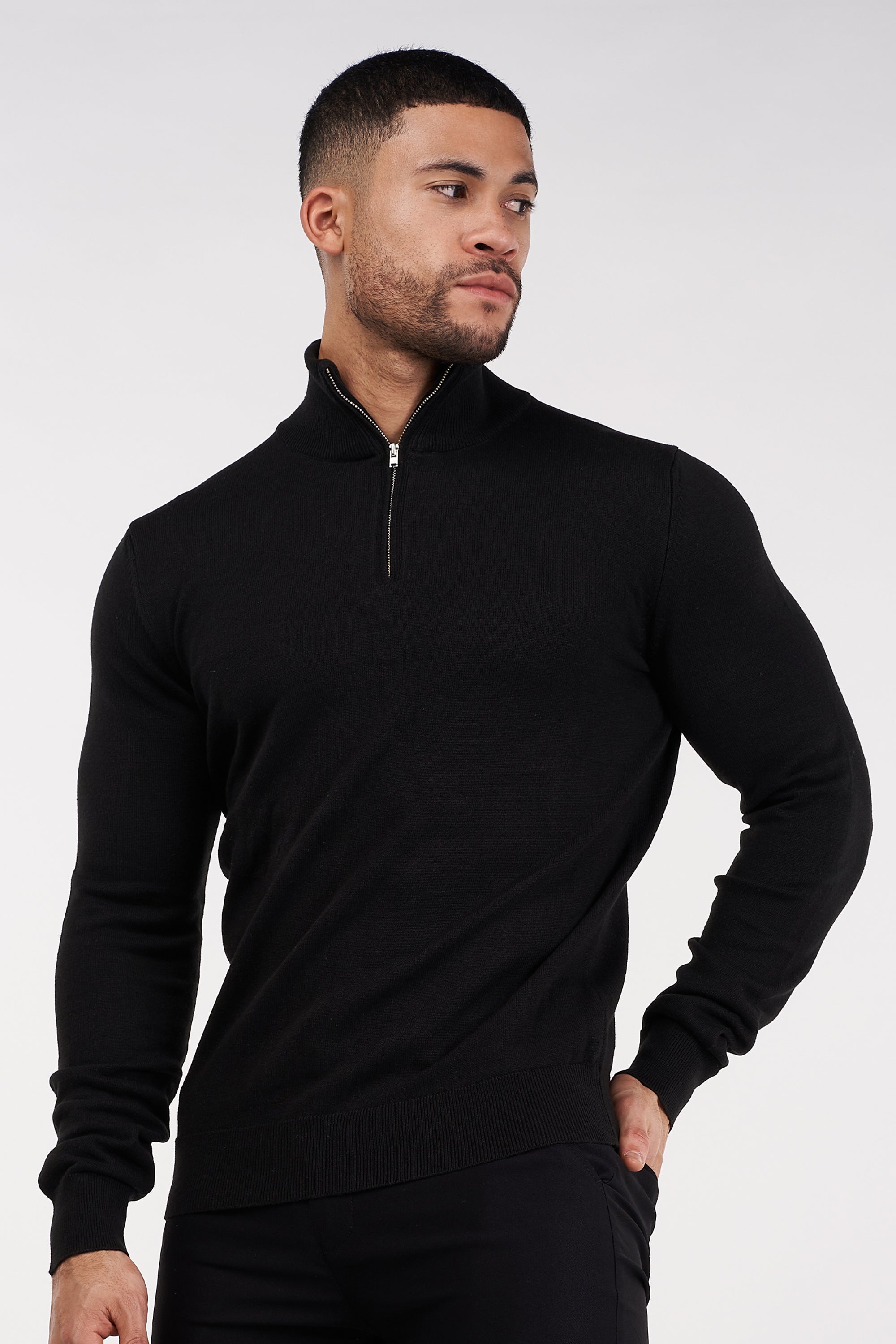 Suéter de punto de merino de cuello alto Forth